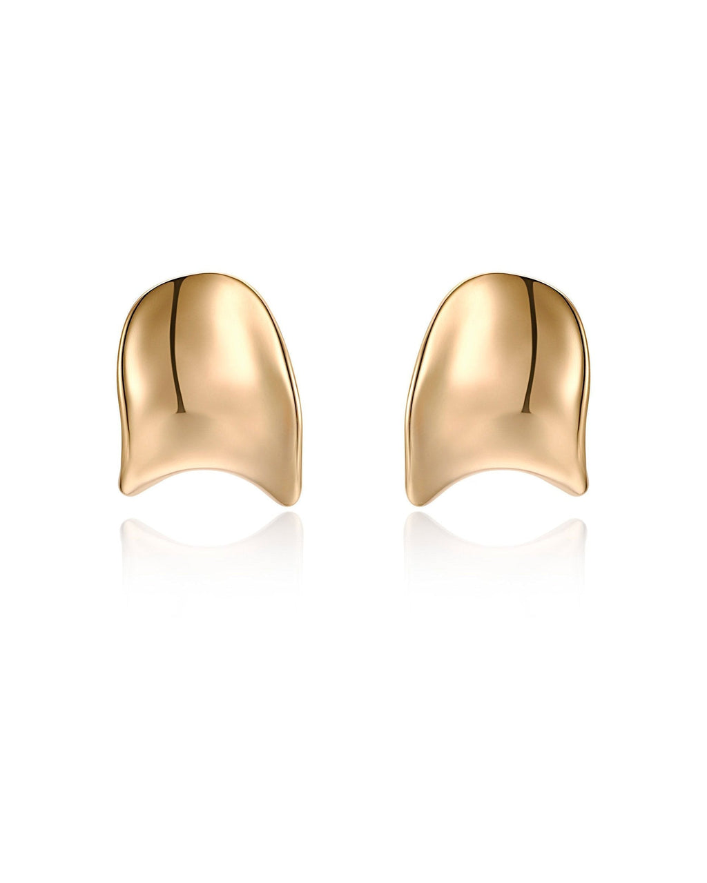 Curved Stud Earrings