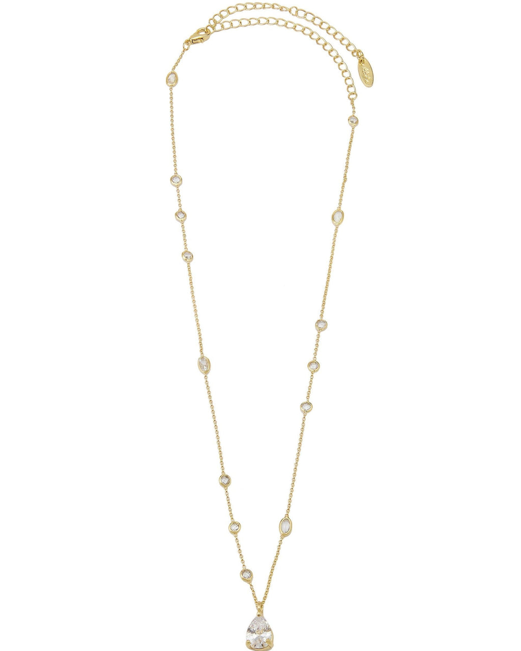 Delicate Crystal Pendant Necklace