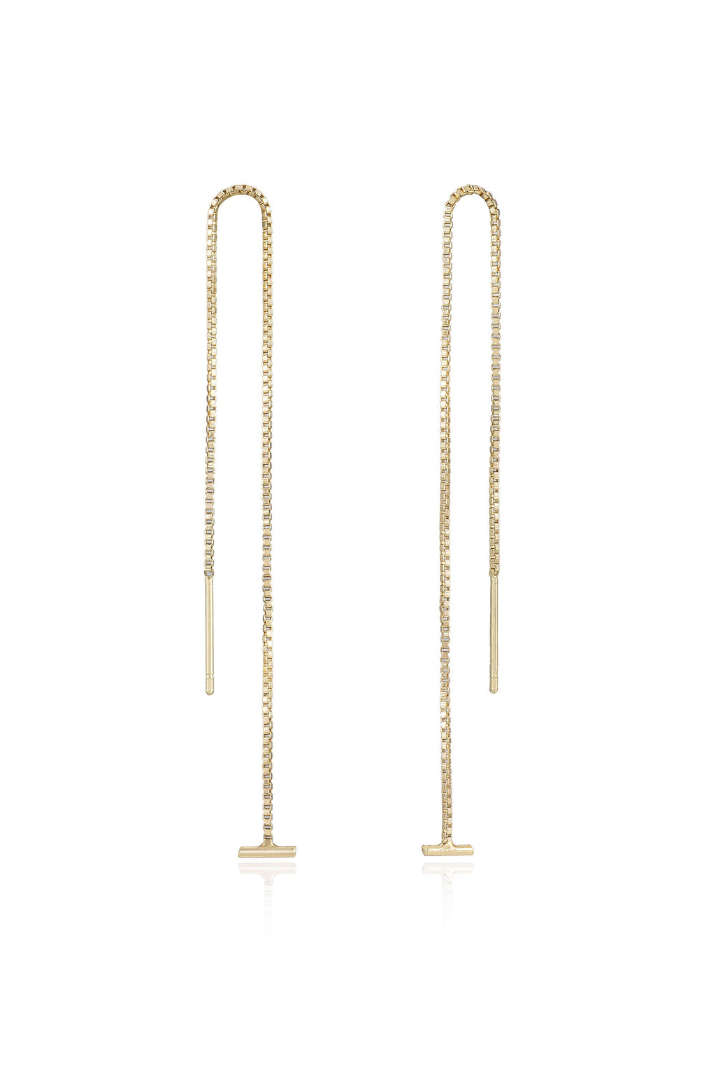 Single Chain Threader Earrings