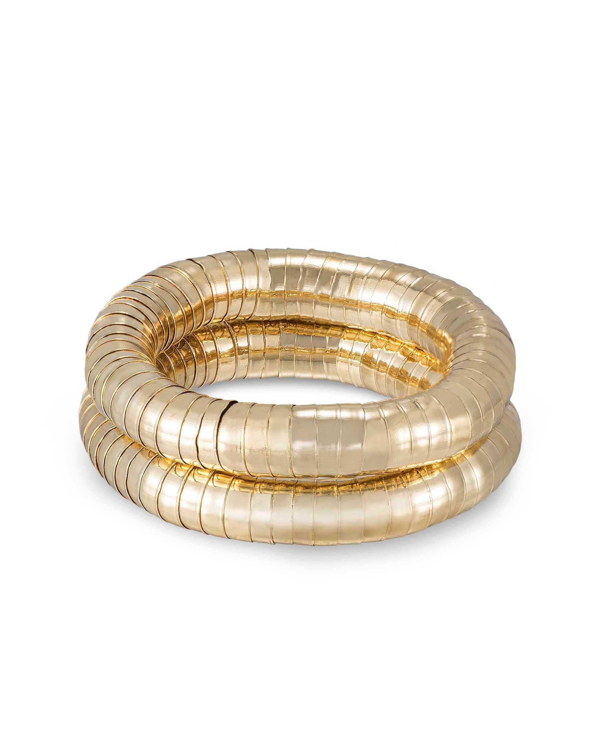 Liquid Gold Stretch Bracelet Set