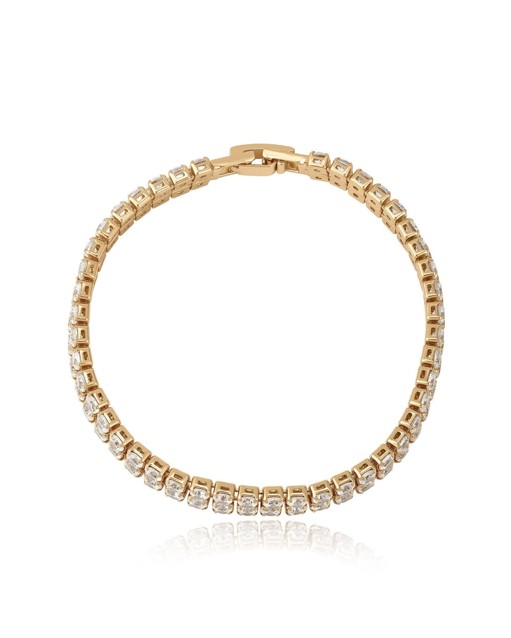 Crystal Double Layered Tennis Bracelet