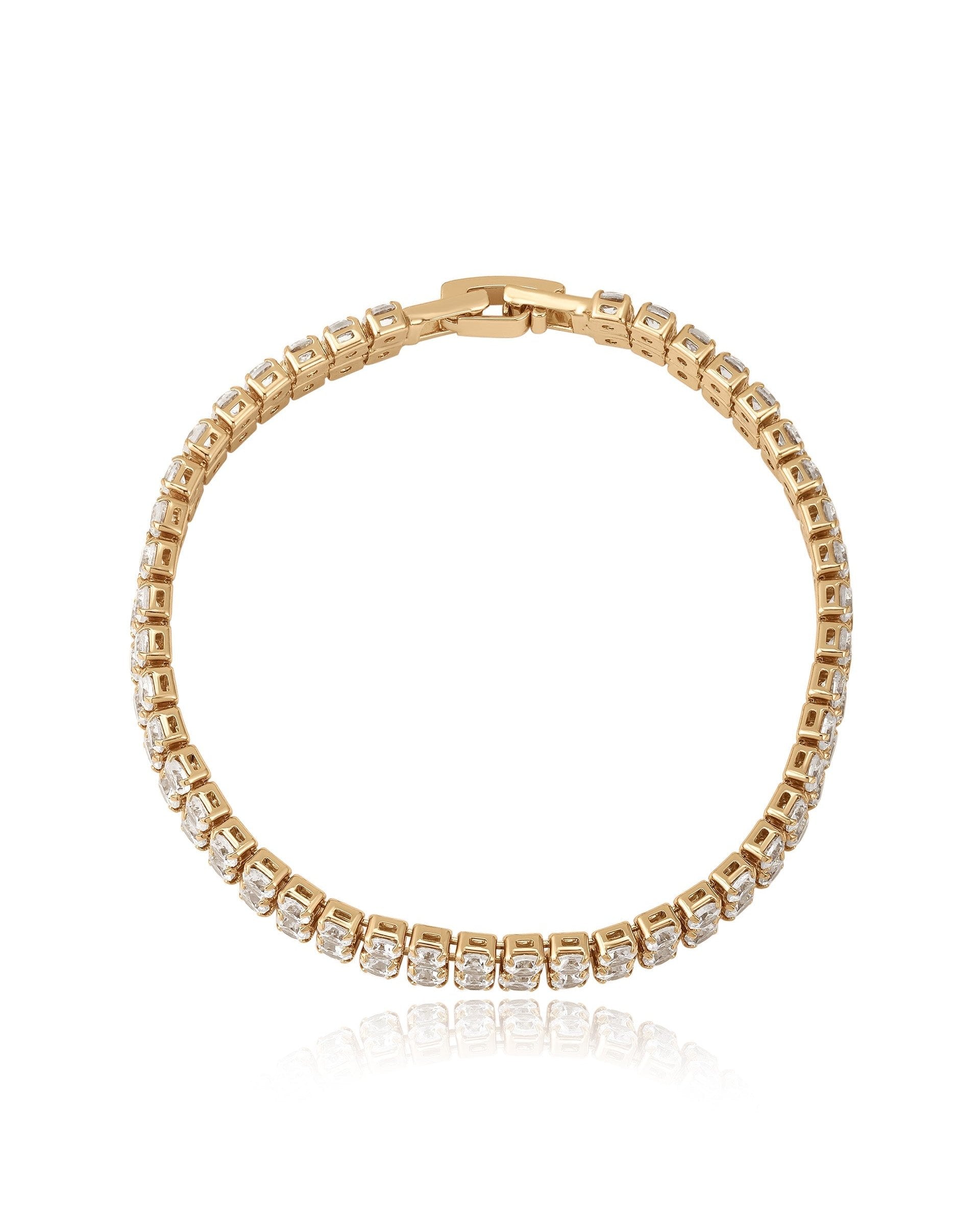Crystal Double Layered Tennis Bracelet
