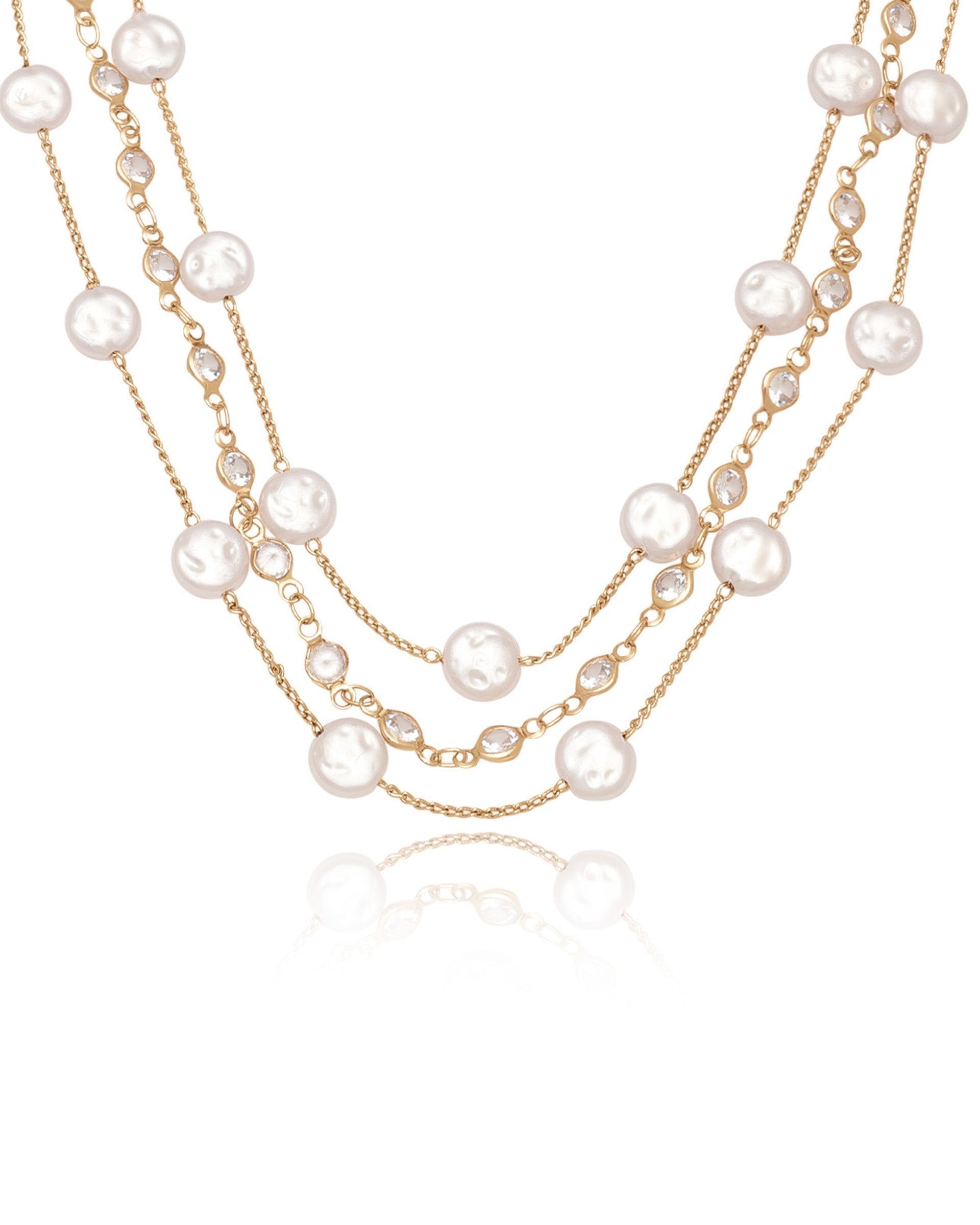 Dressed in Pearls Layered Necklace