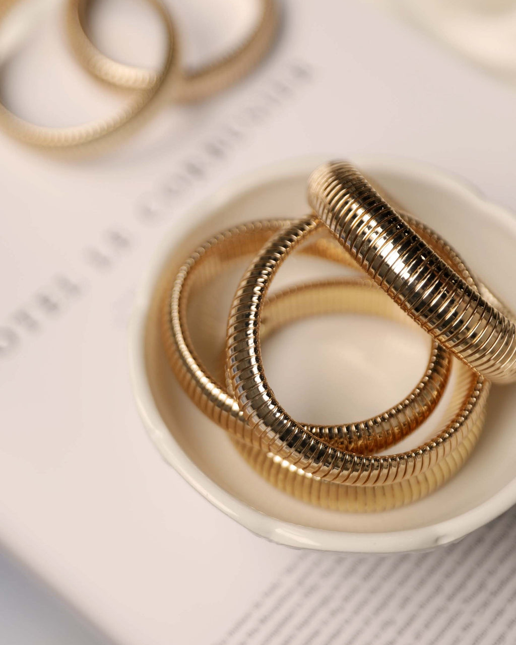 Flex Snake Chain Stretch Bracelet Set