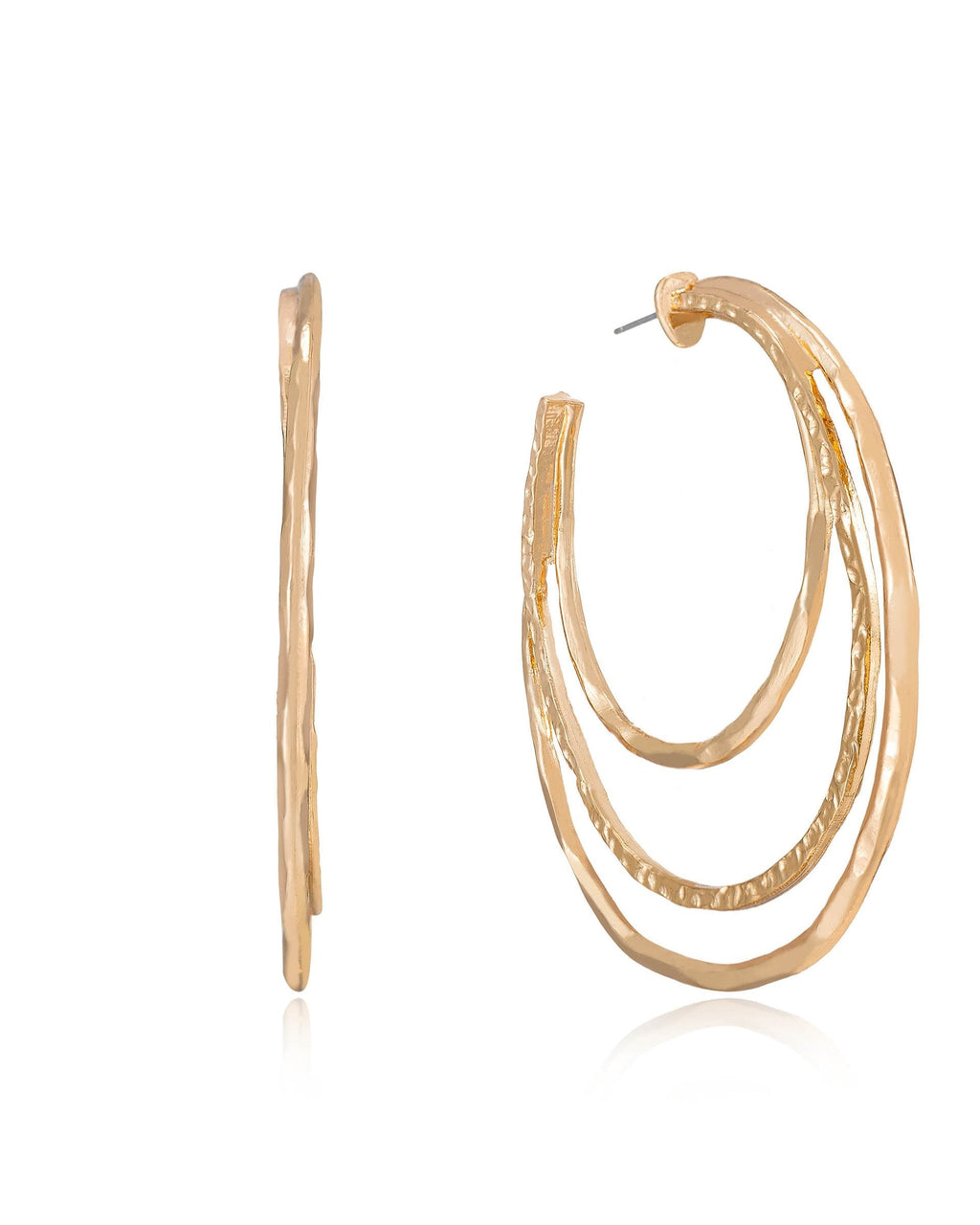 Handworked Hoop Earrings