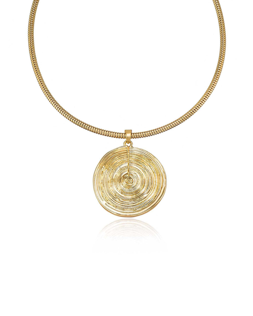 Swirl Pendant Choker