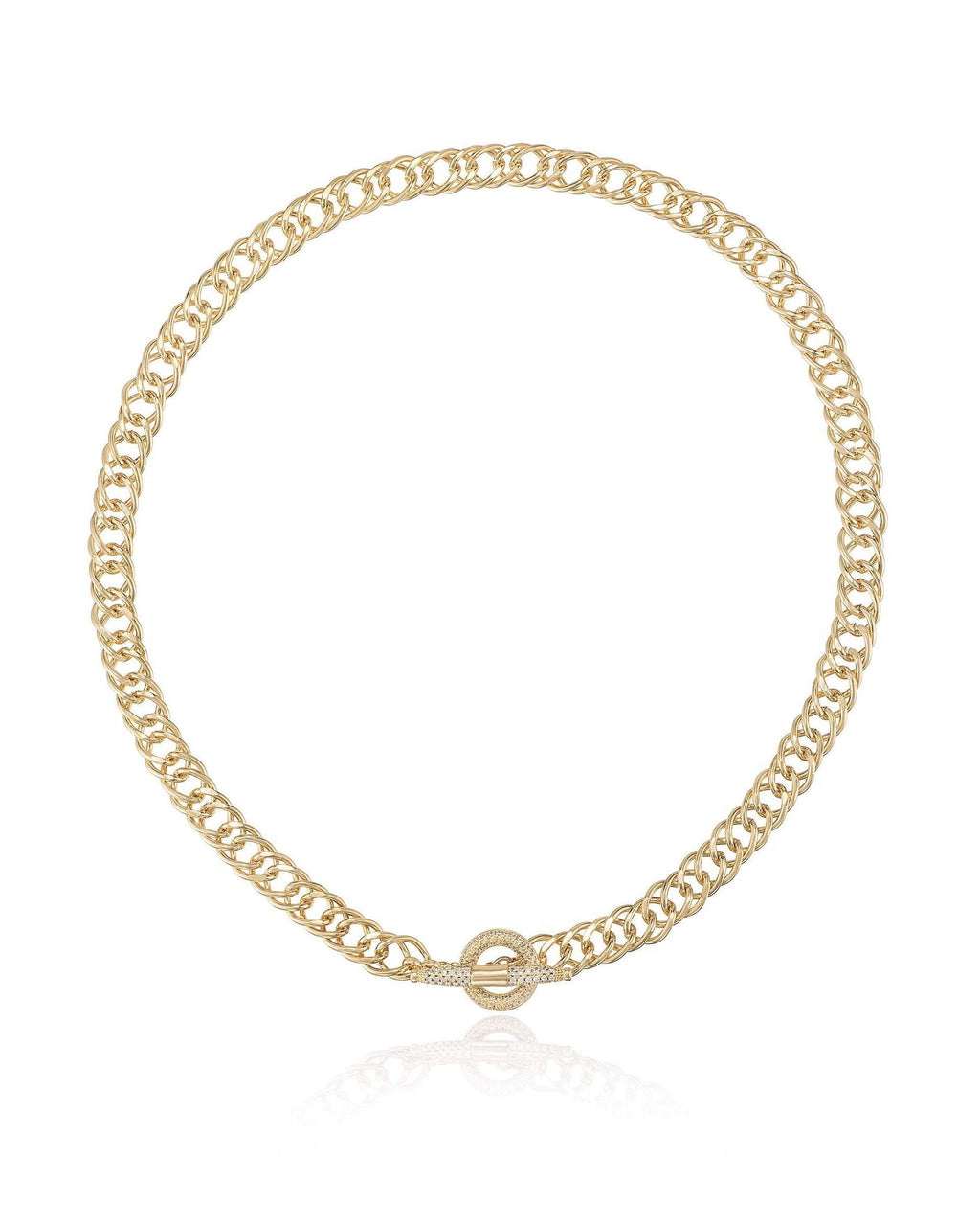 All About That Chain Crystal Necklace