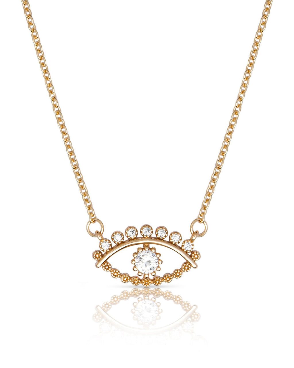 All Knowing Eye Crystal Necklace