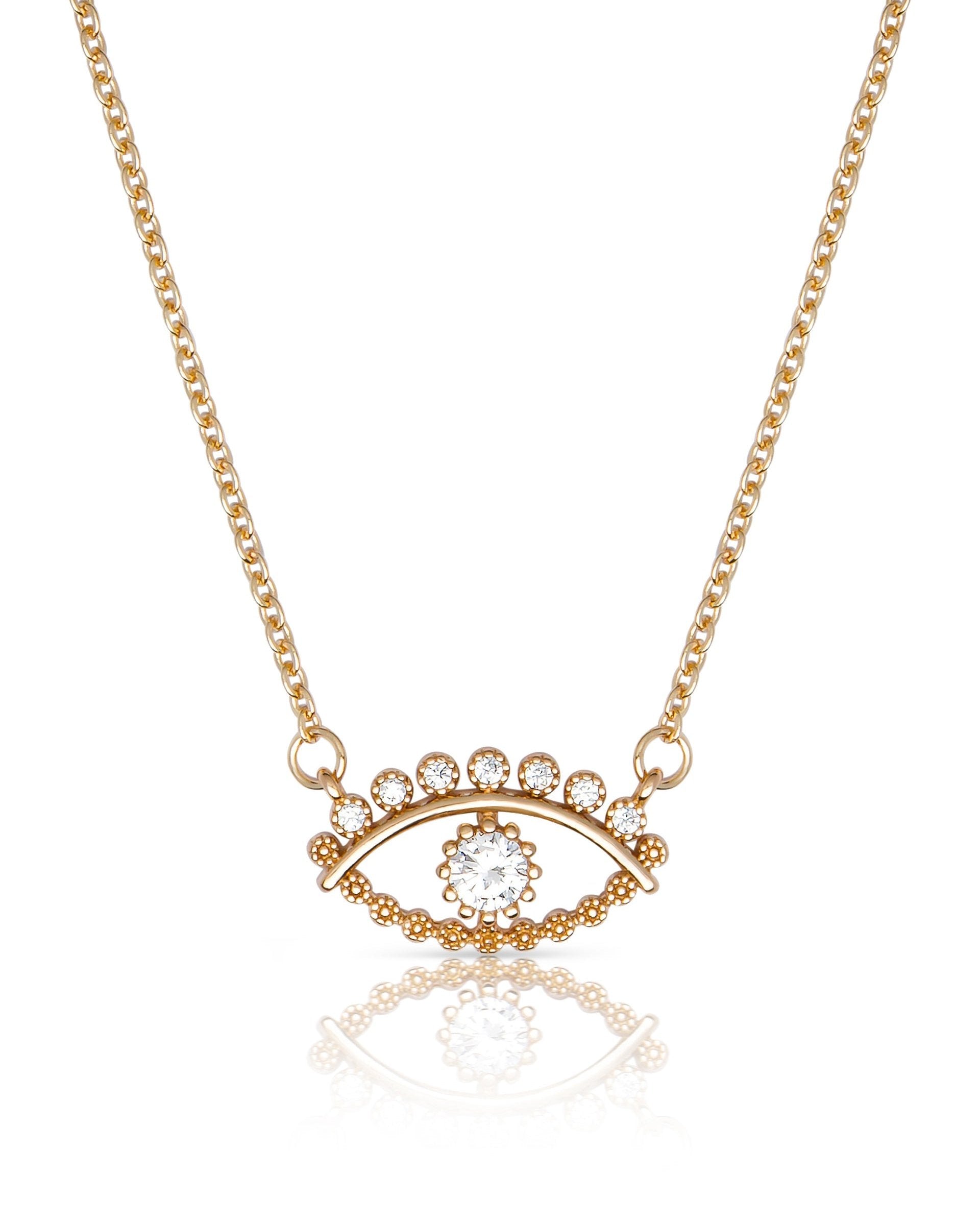 All Knowing Eye Crystal Necklace