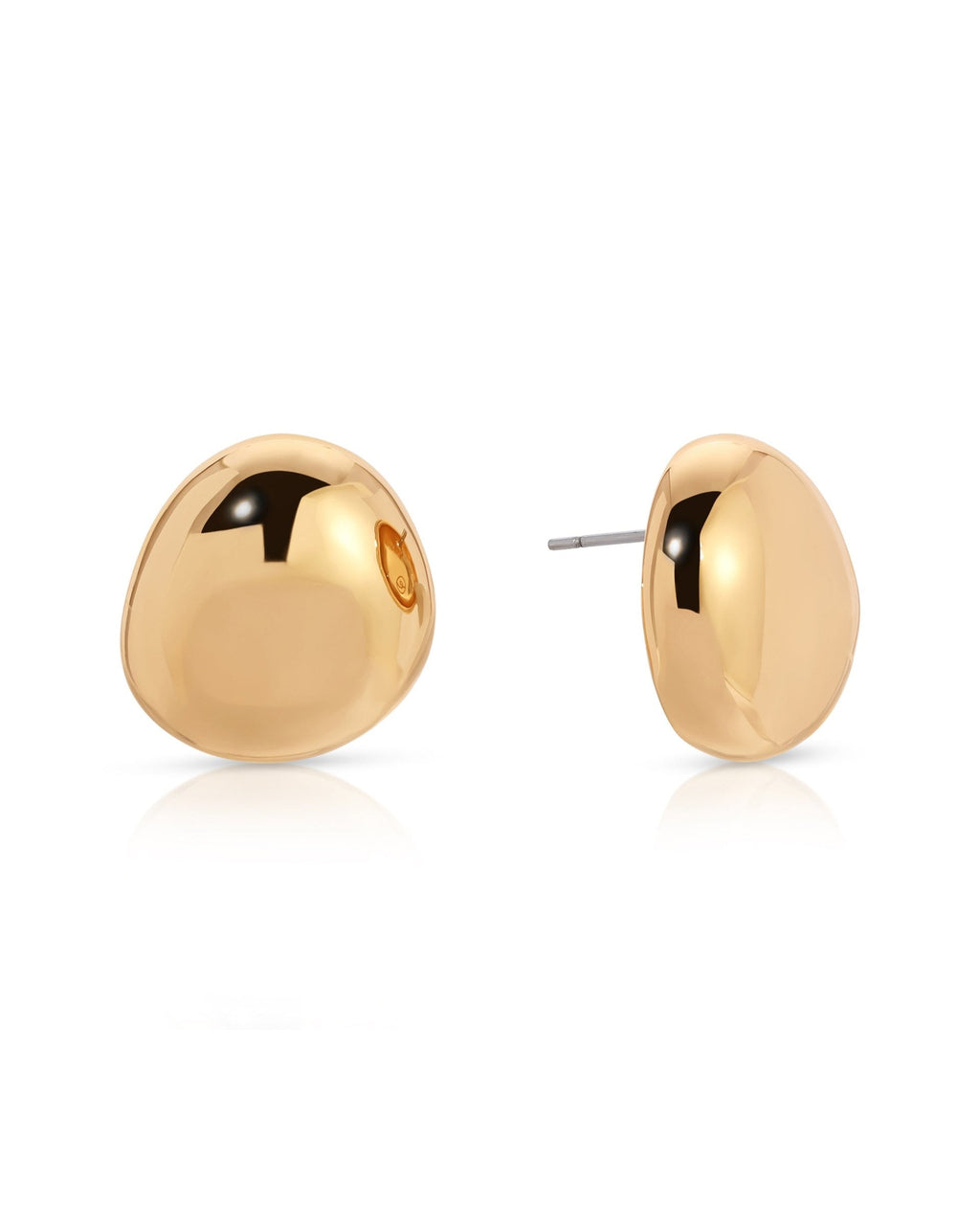 Polished Pebble Stud Earrings