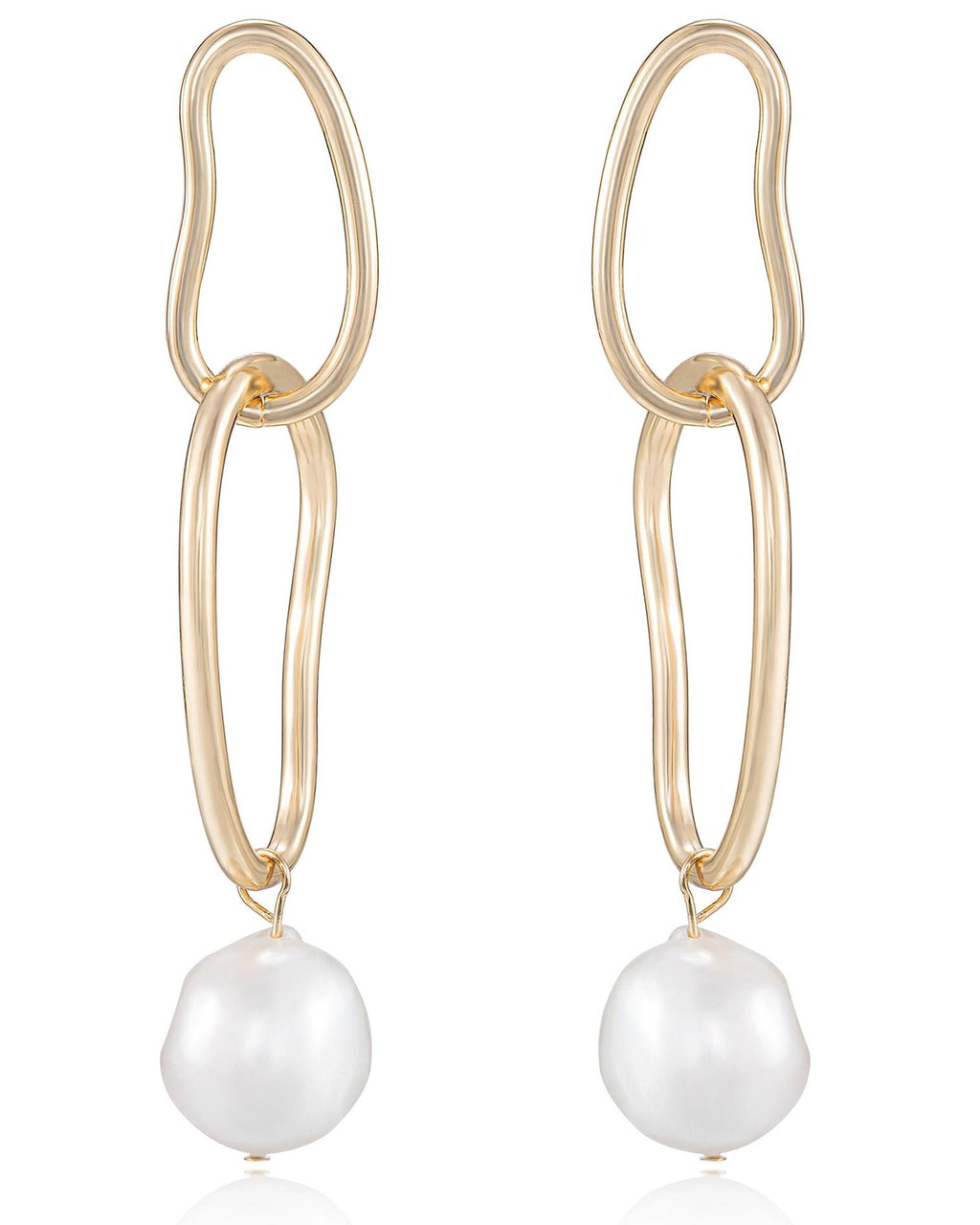 Mara Dangle Pearl Earrings