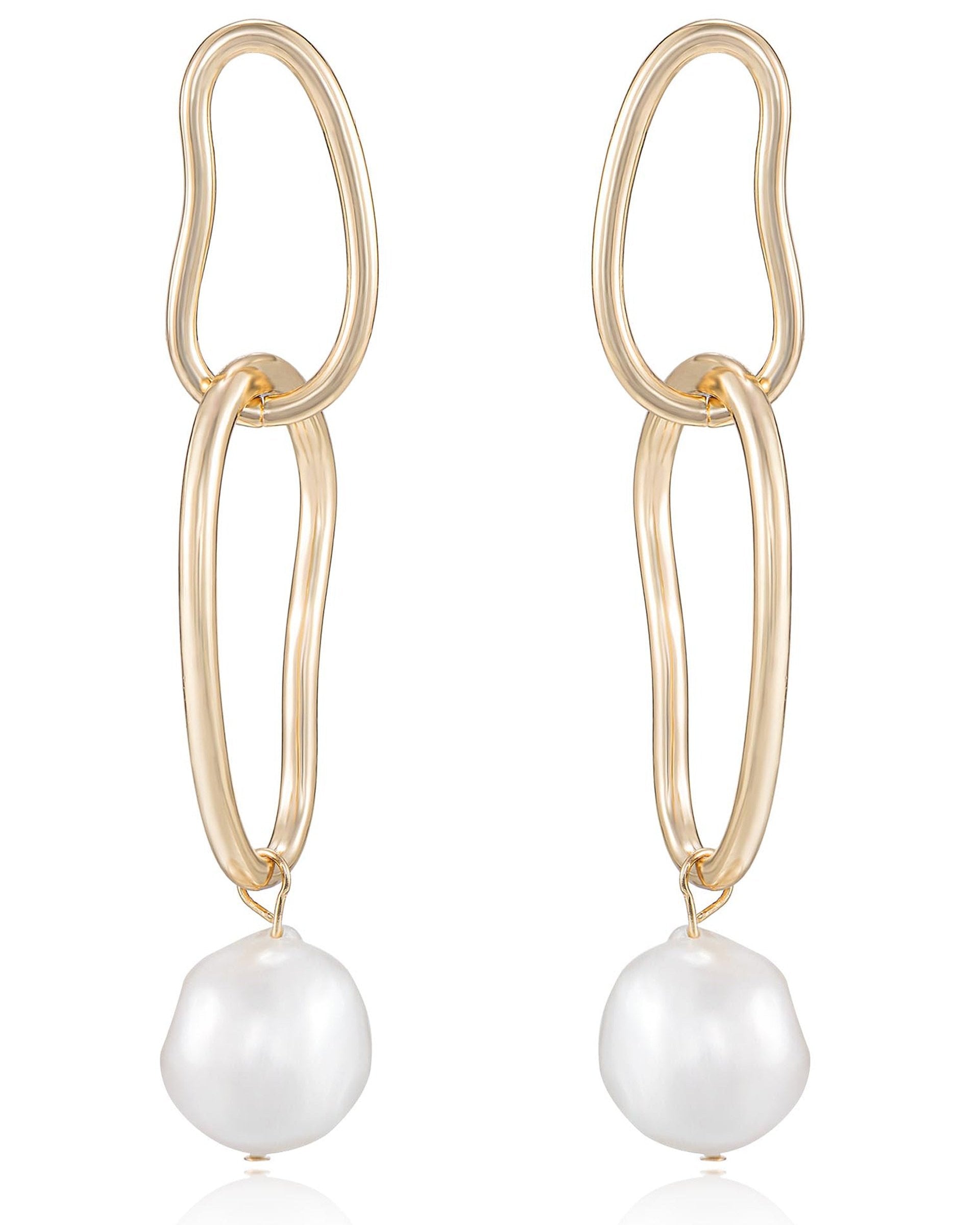 Mara Dangle Pearl Earrings