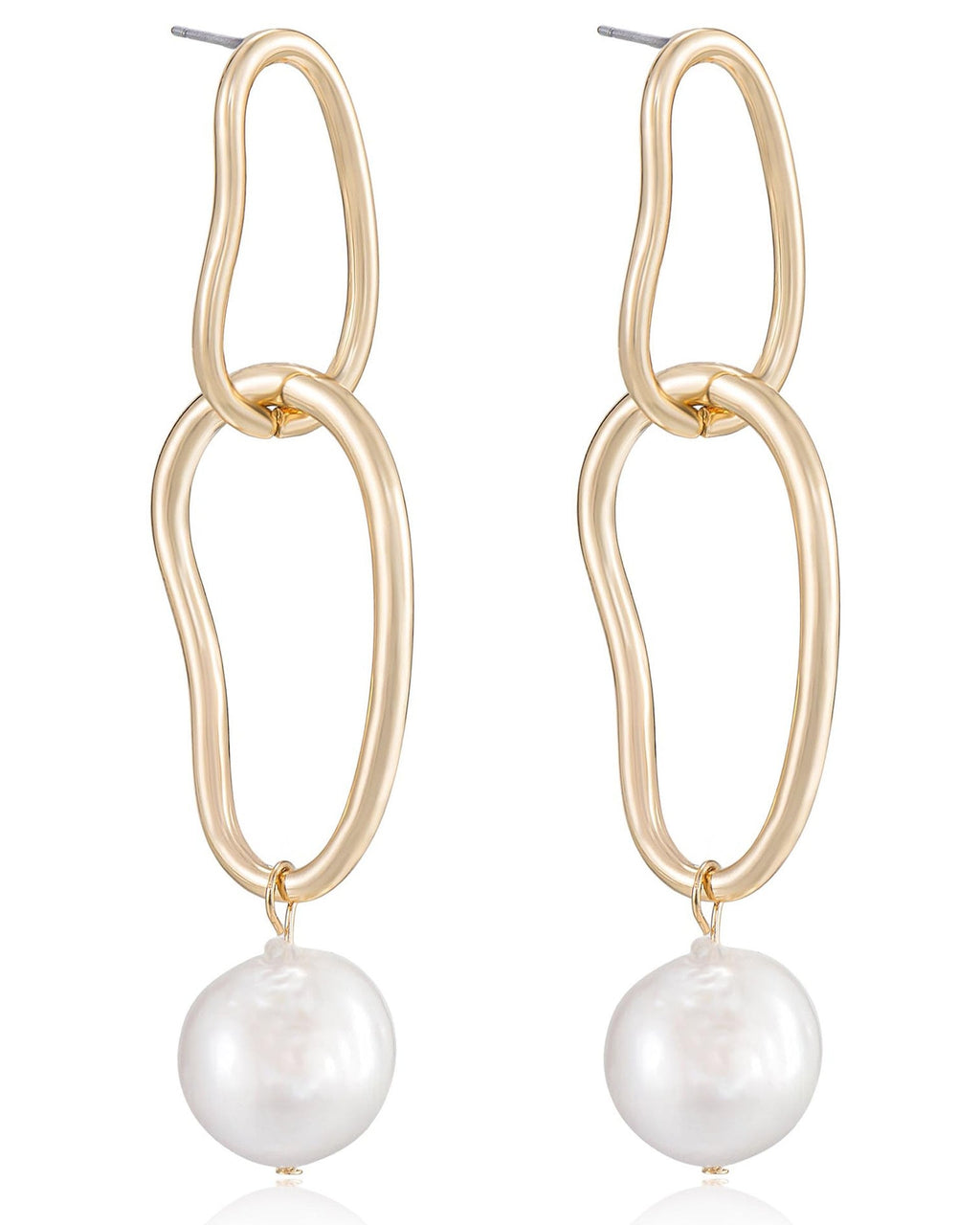 Mara Dangle Pearl Earrings
