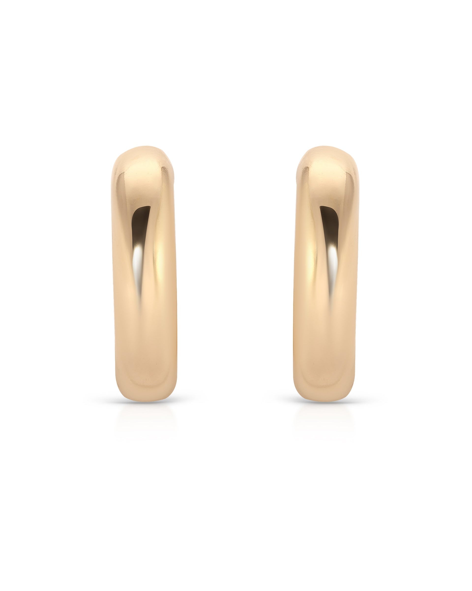 Small Thick Classic Hoops