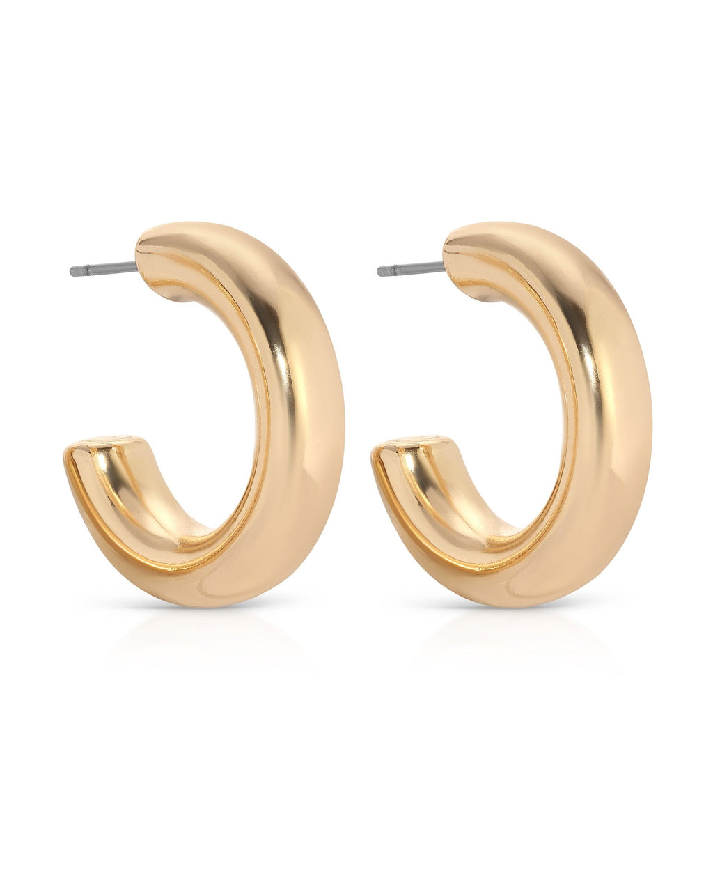 Small Thick Classic Hoops