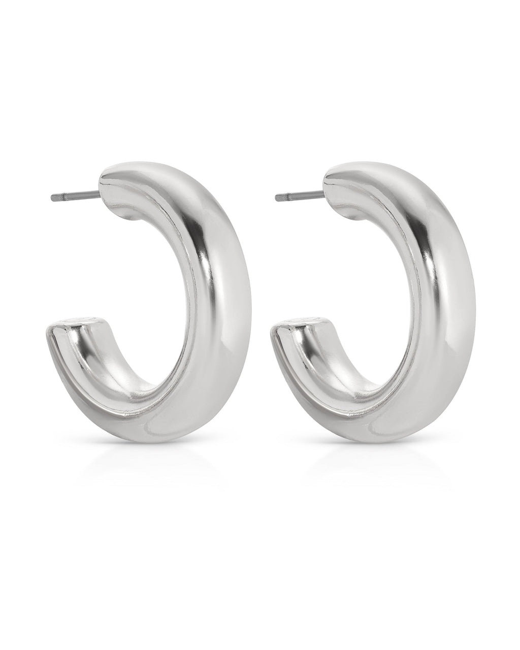 Small Thick Classic Hoops