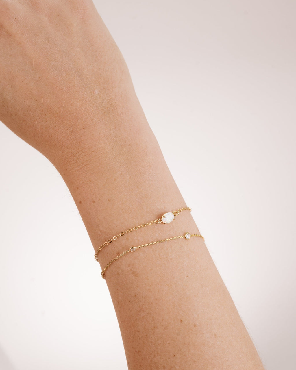 Dainty Bracelet Set with Extender