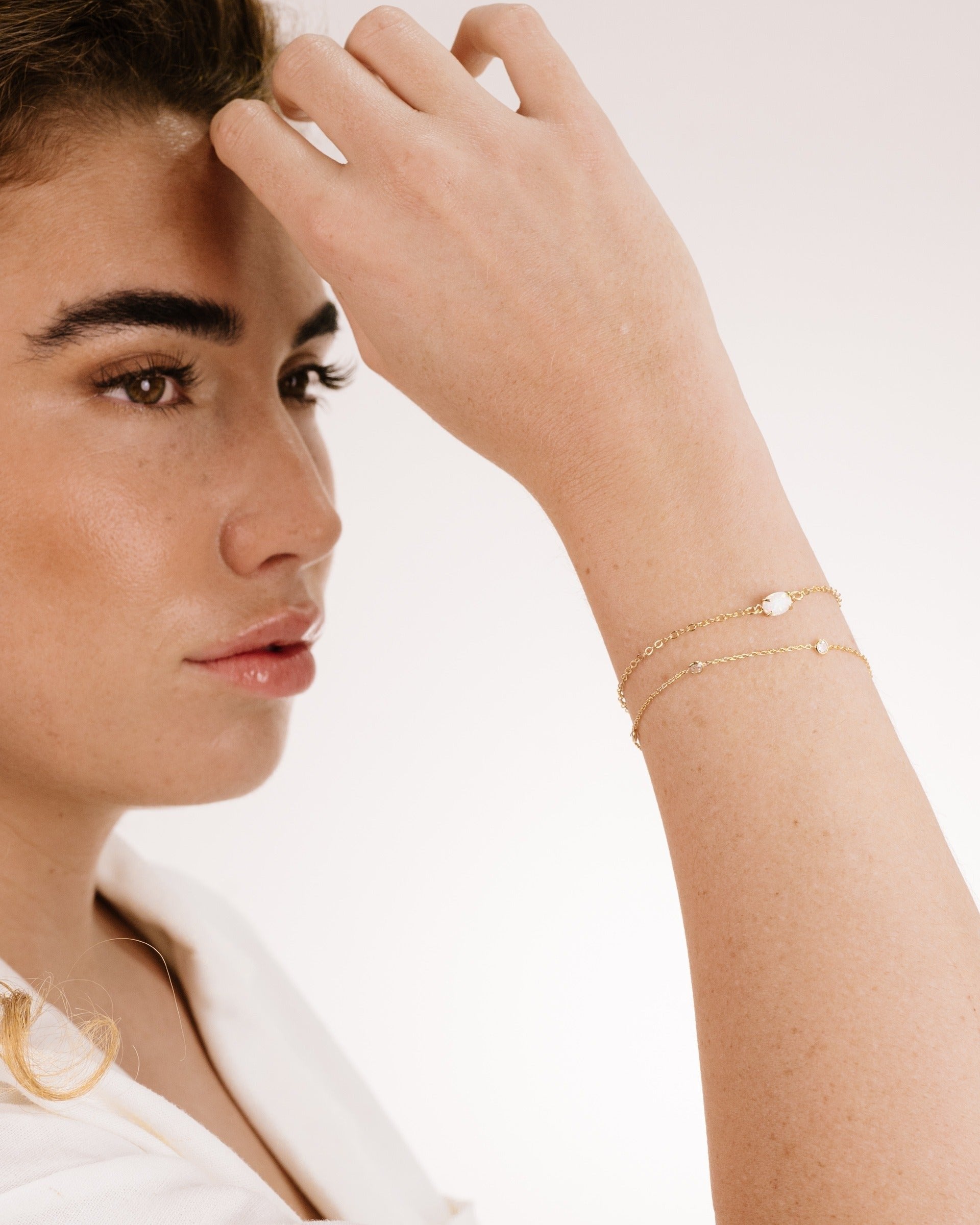 Dainty Bracelet Set with Extender