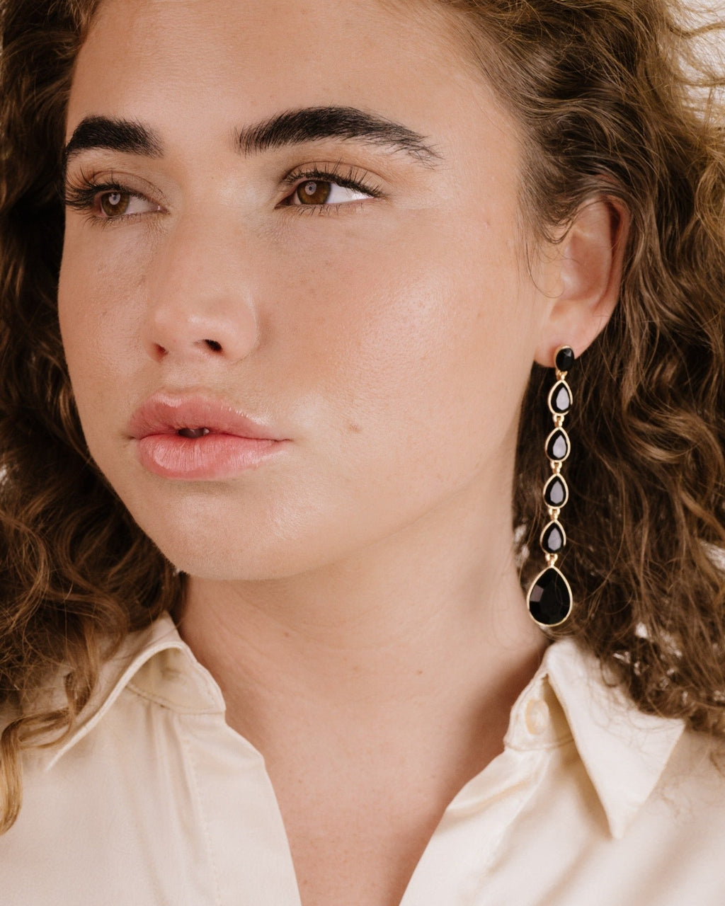 Crystallized Drop Earrings