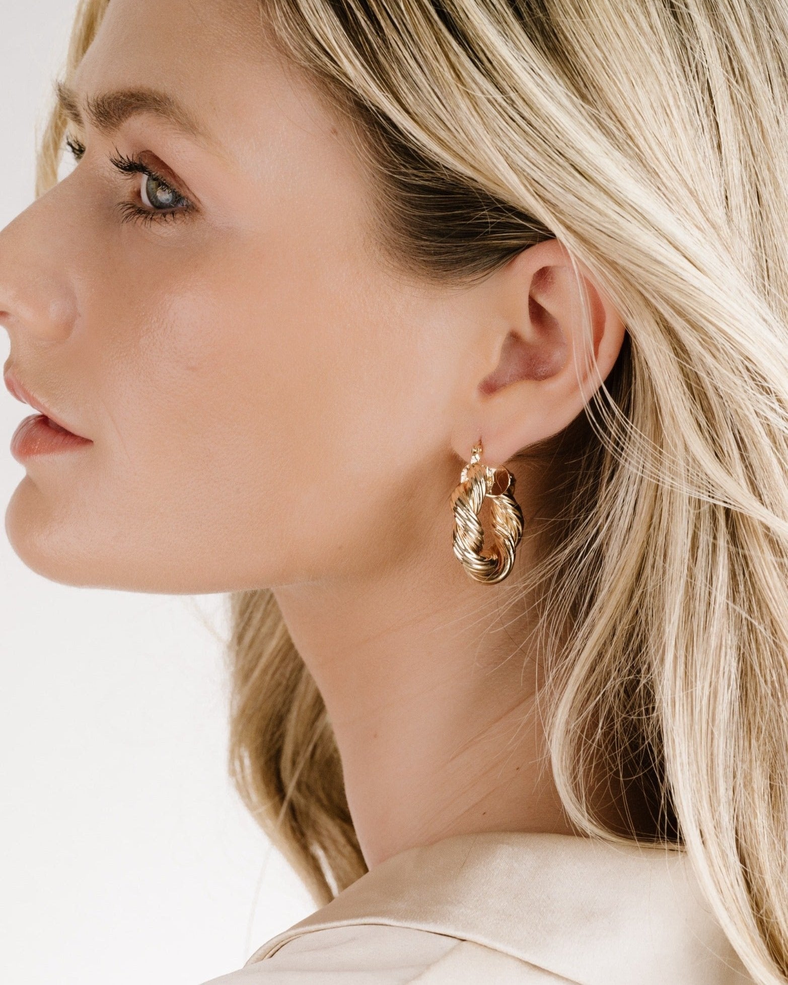 Modern Day Twist Hoops