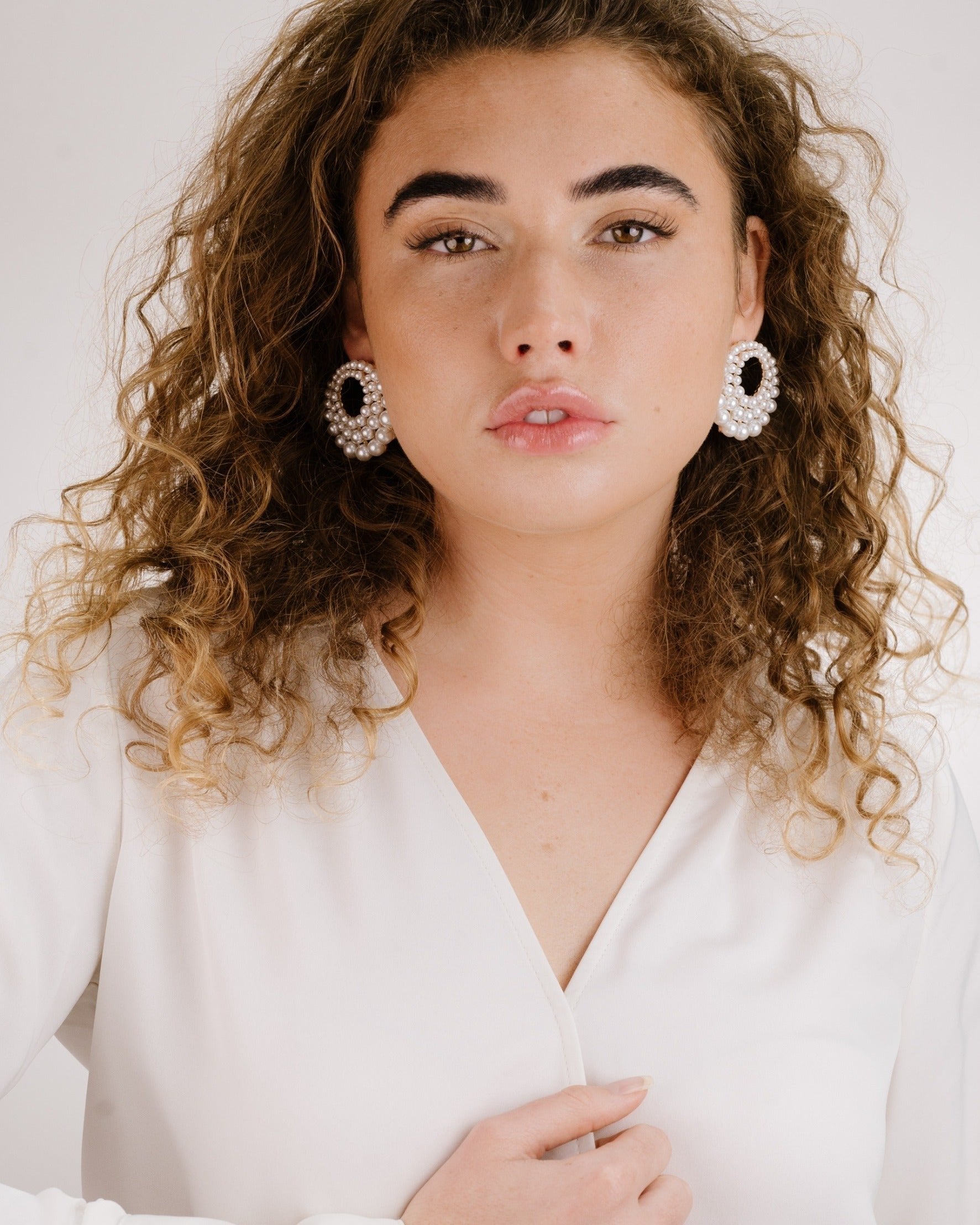 Blushing Pearl Earrings