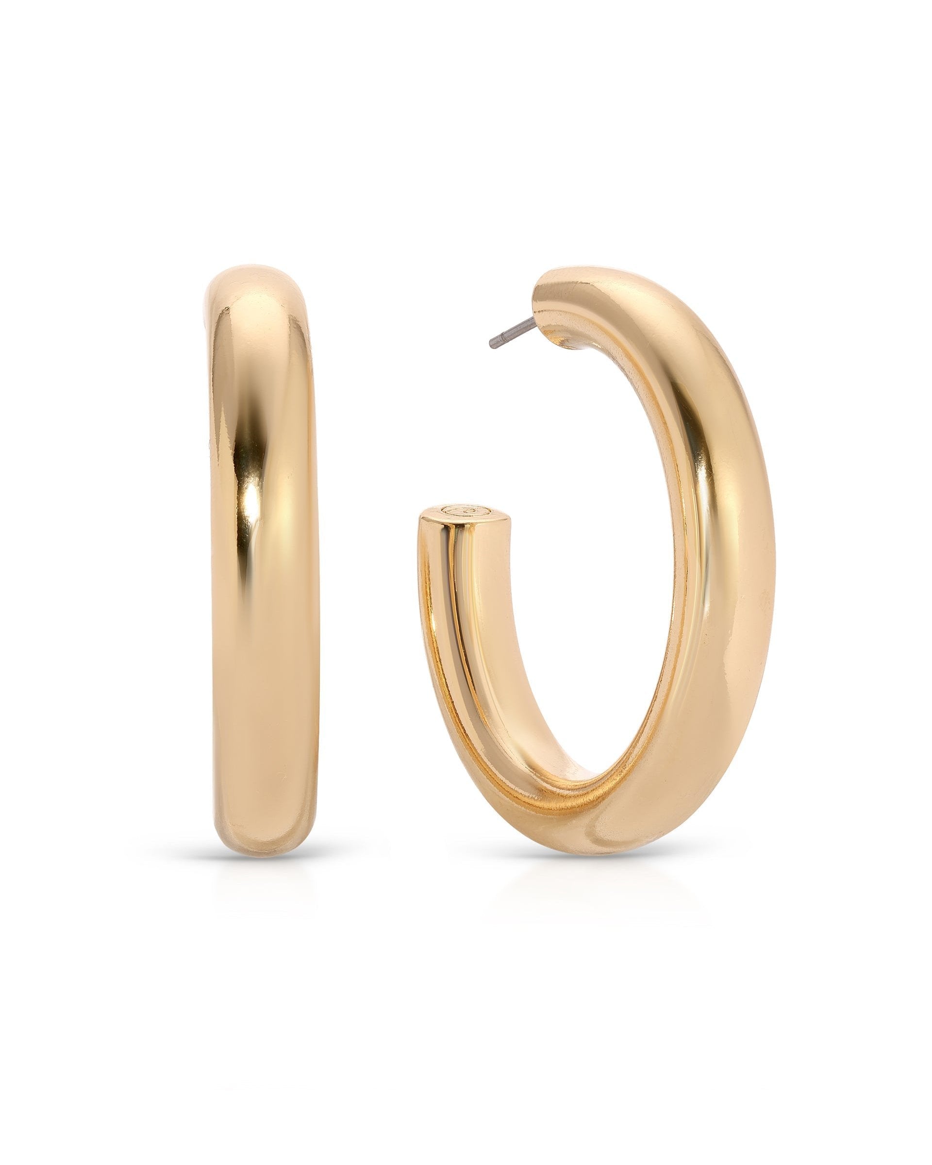 Medium Thick Classic Hoops