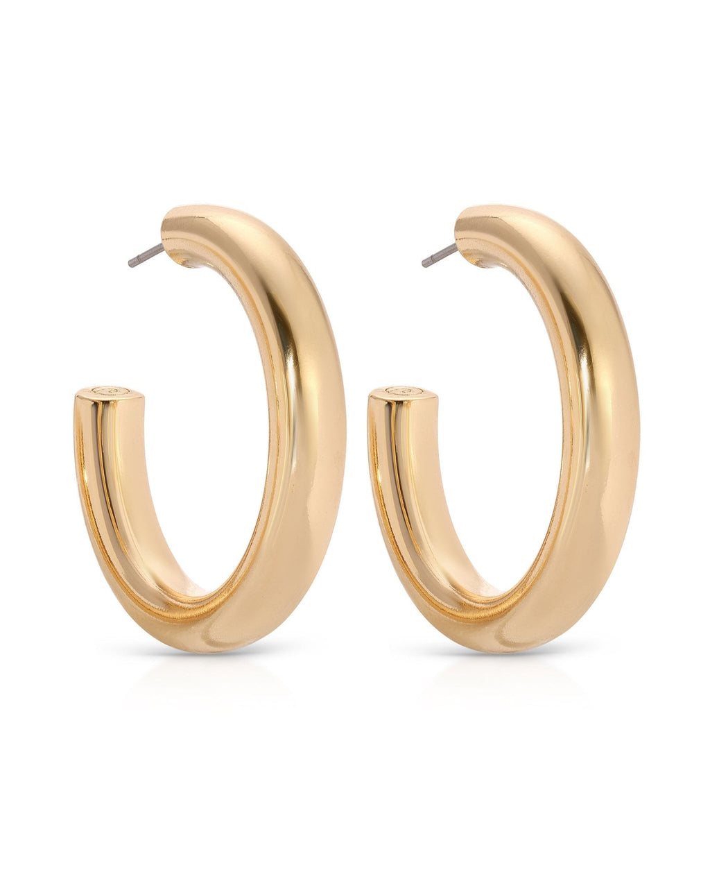 Medium Thick Classic Hoops