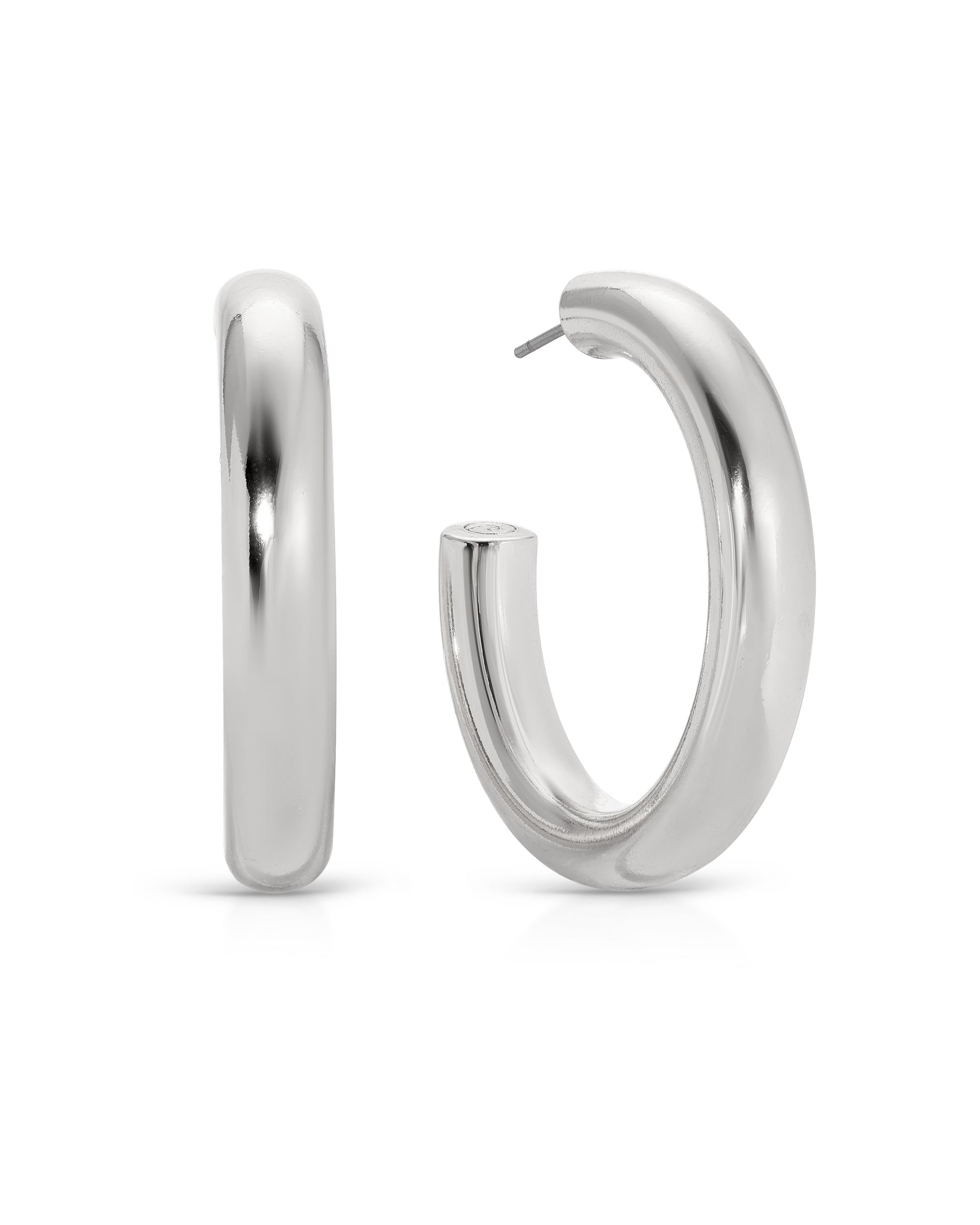 Medium Thick Classic Hoops