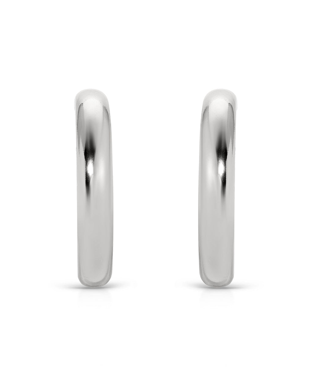 Medium Thick Classic Hoops