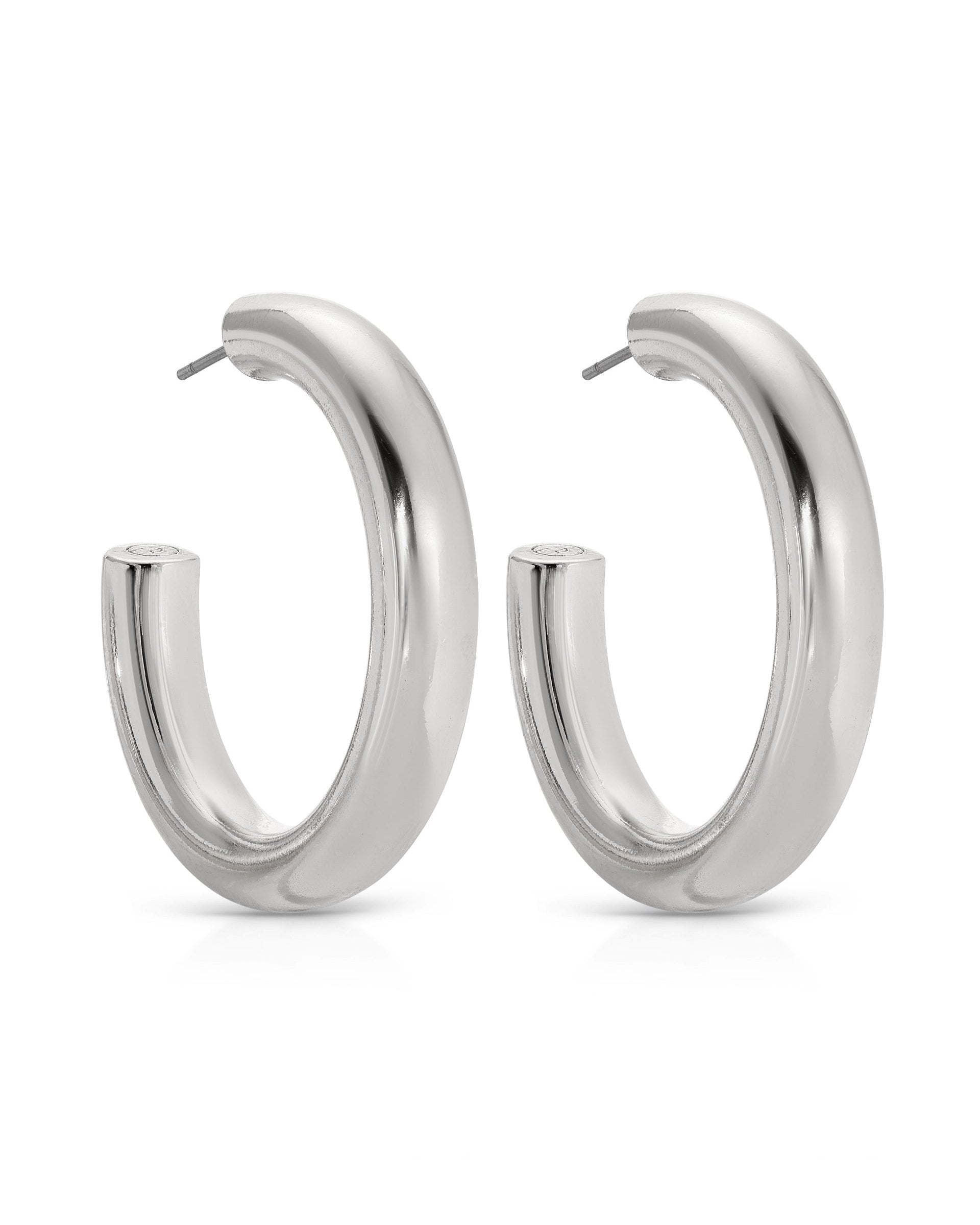 Medium Thick Classic Hoops