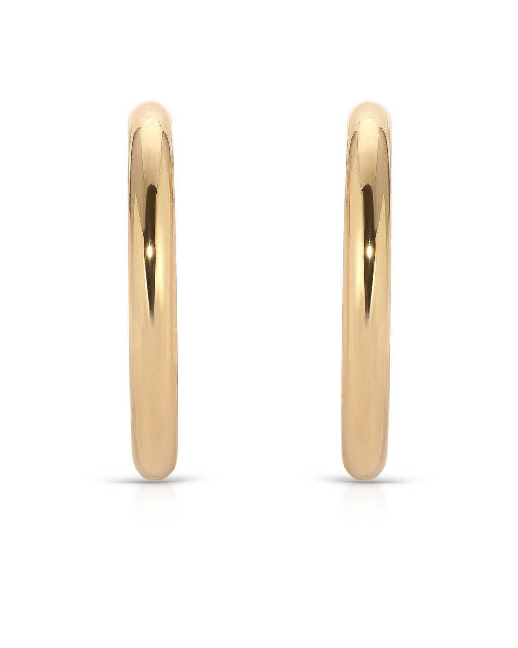 Large Thick Classic Hoops