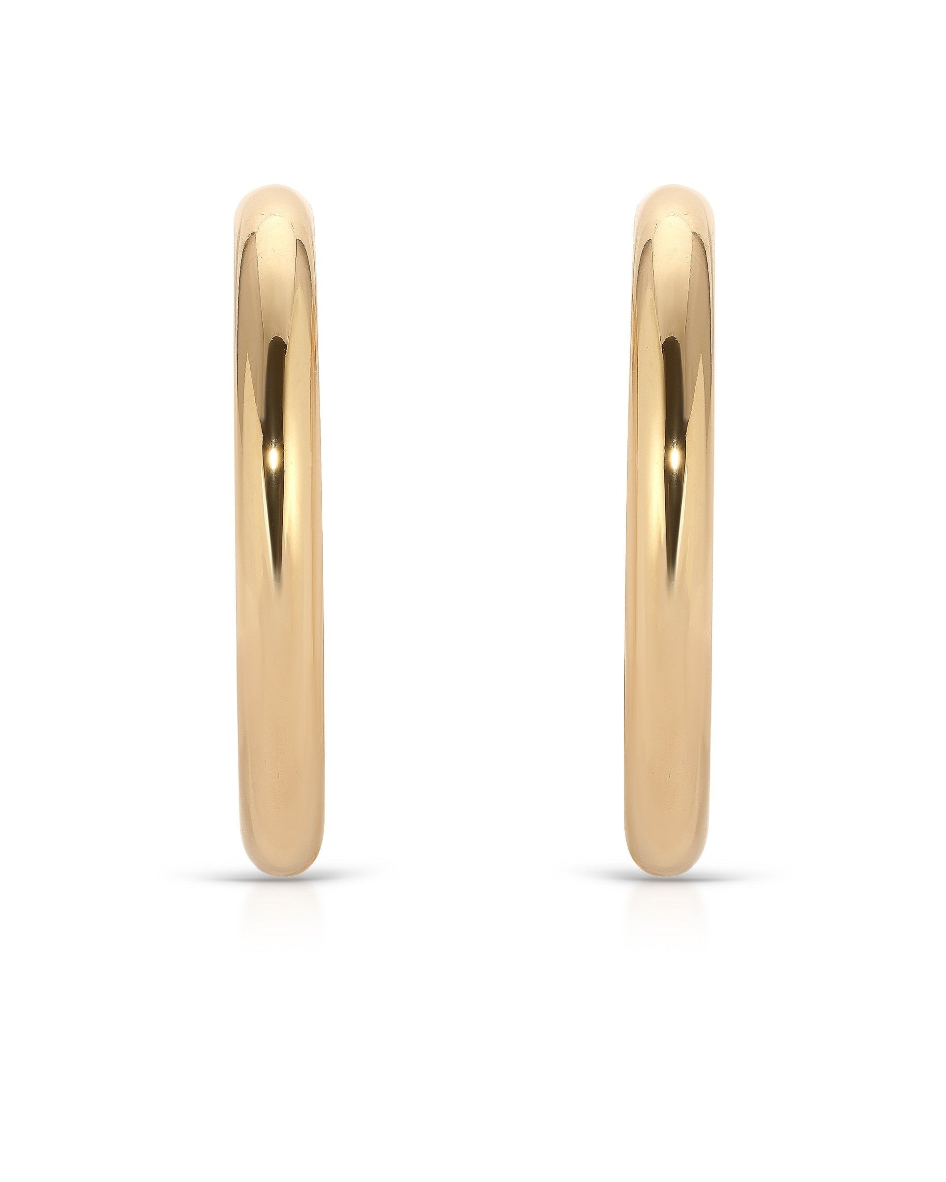 Large Thick Classic Hoops