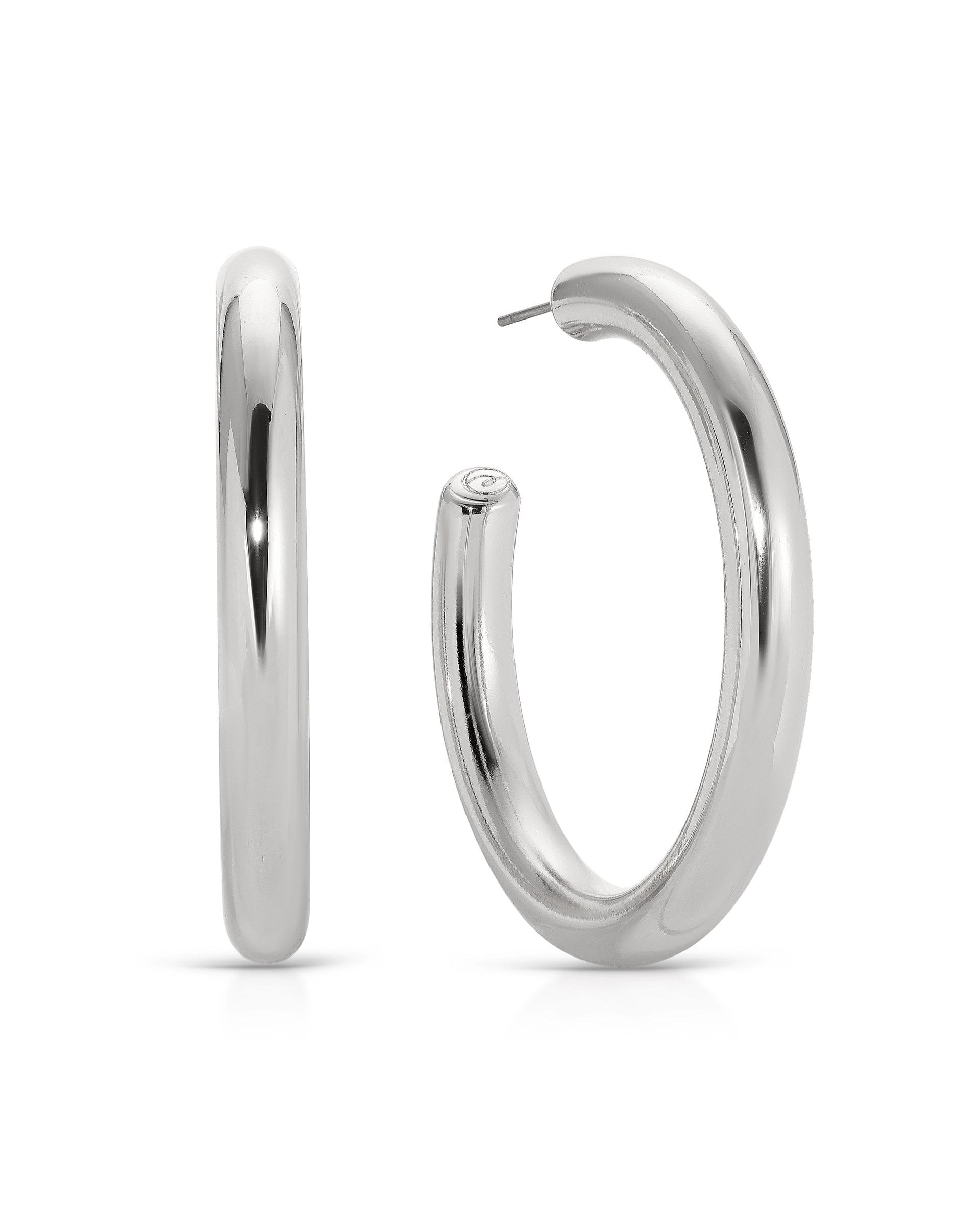 Large Thick Classic Hoops