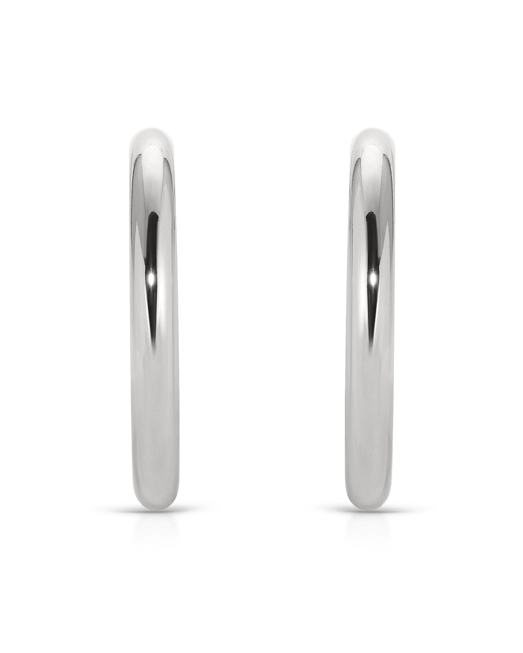 Large Thick Classic Hoops