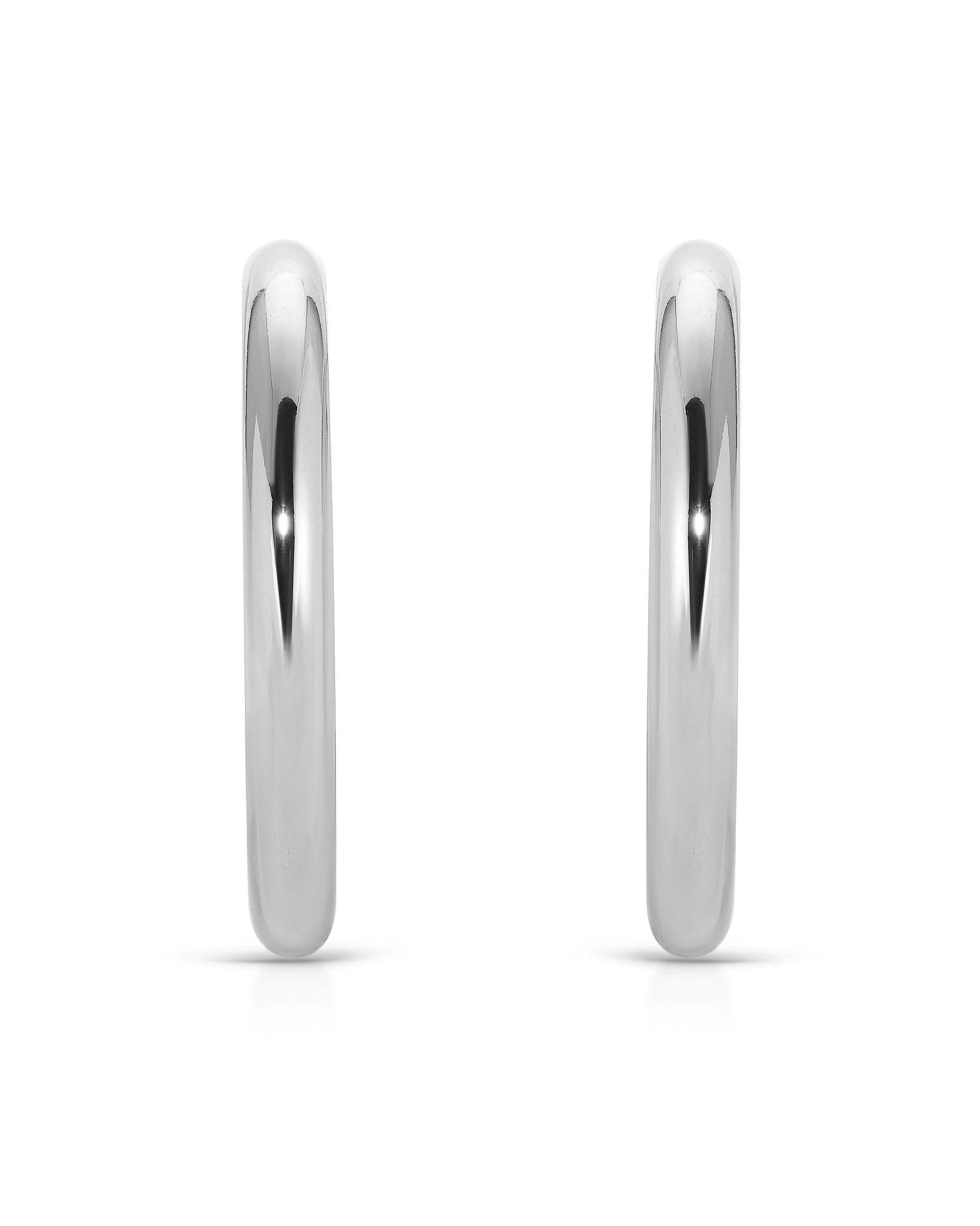 Large Thick Classic Hoops