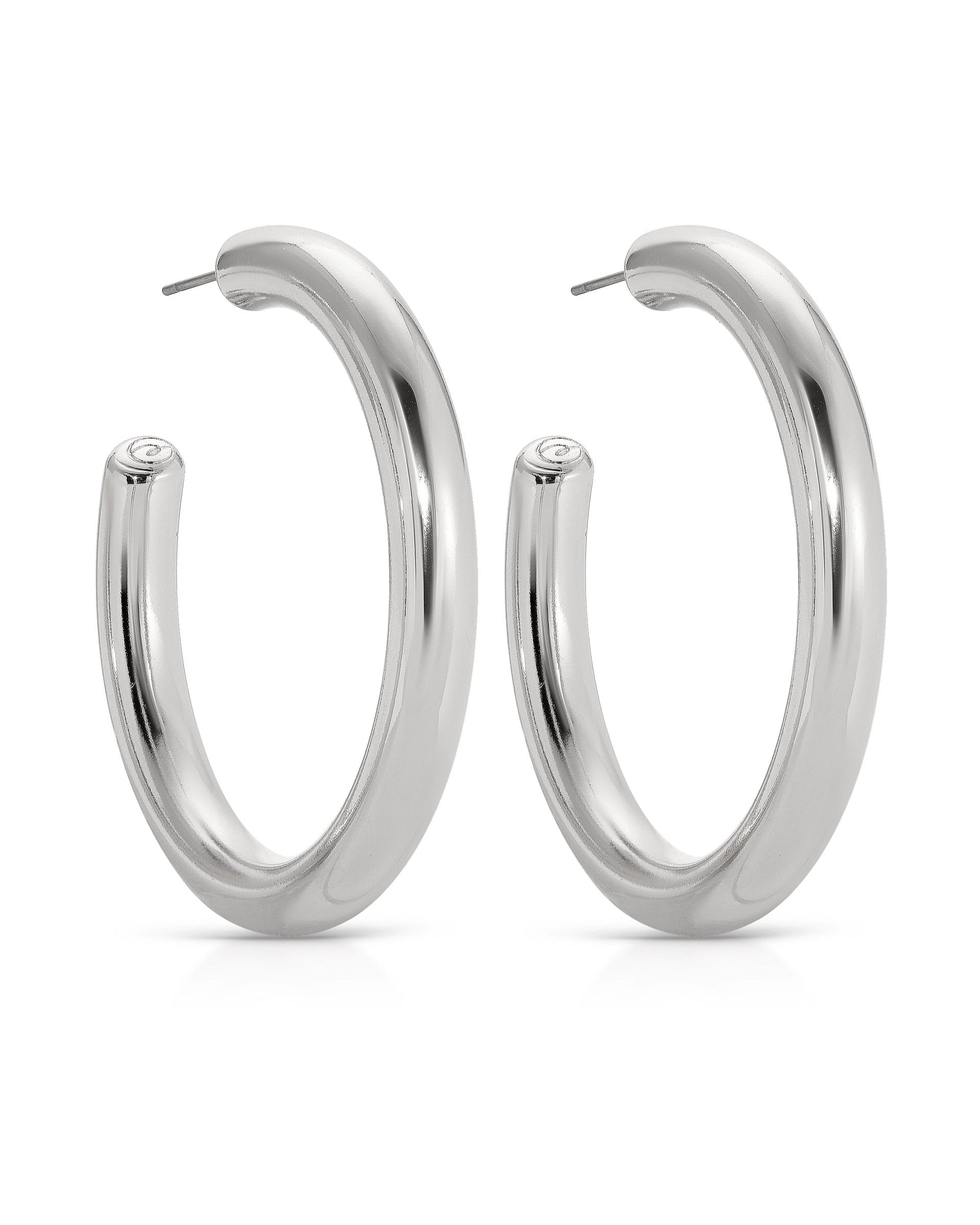 Large Thick Classic Hoops