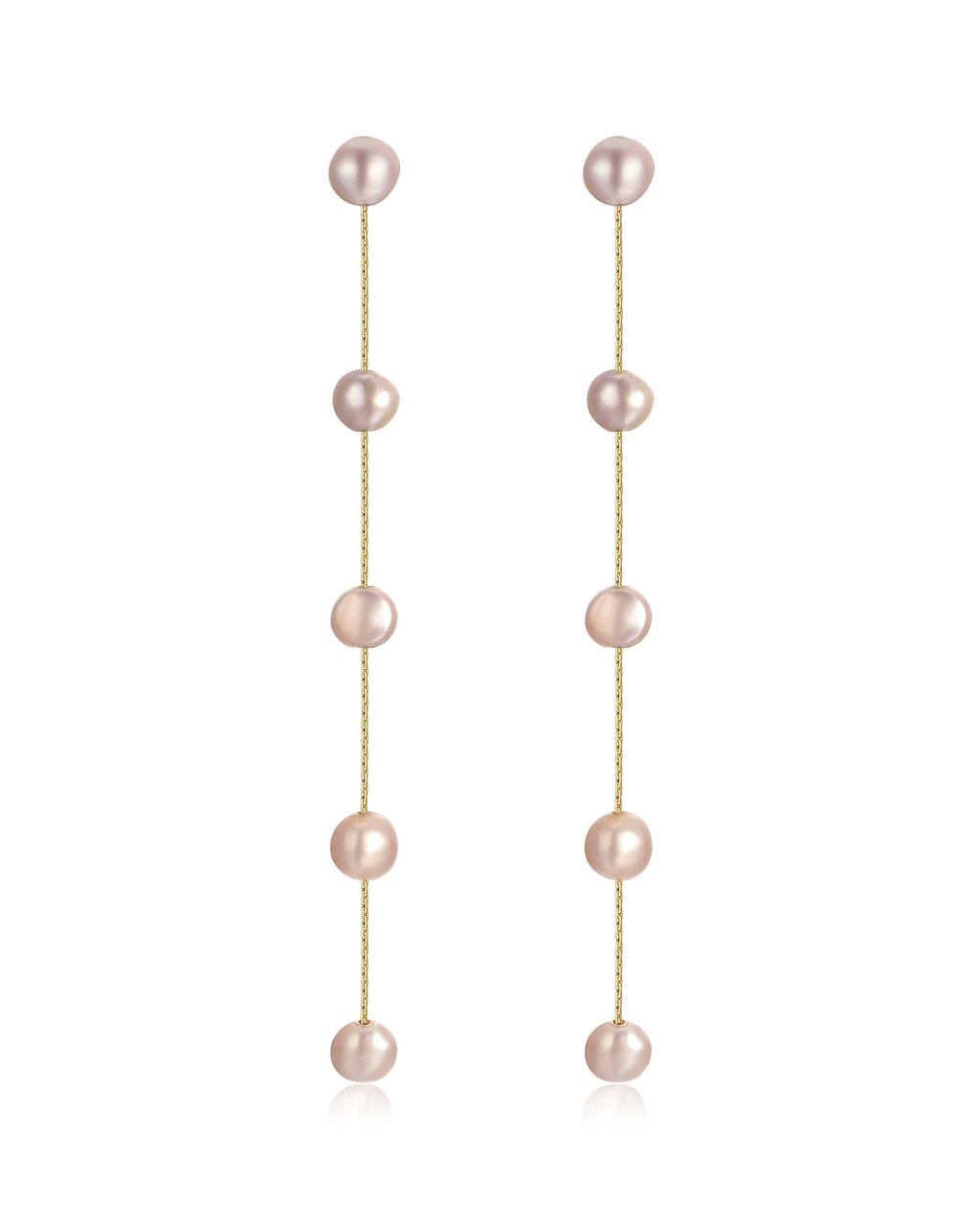 Dripping Pearl Delicate Drop Earrings