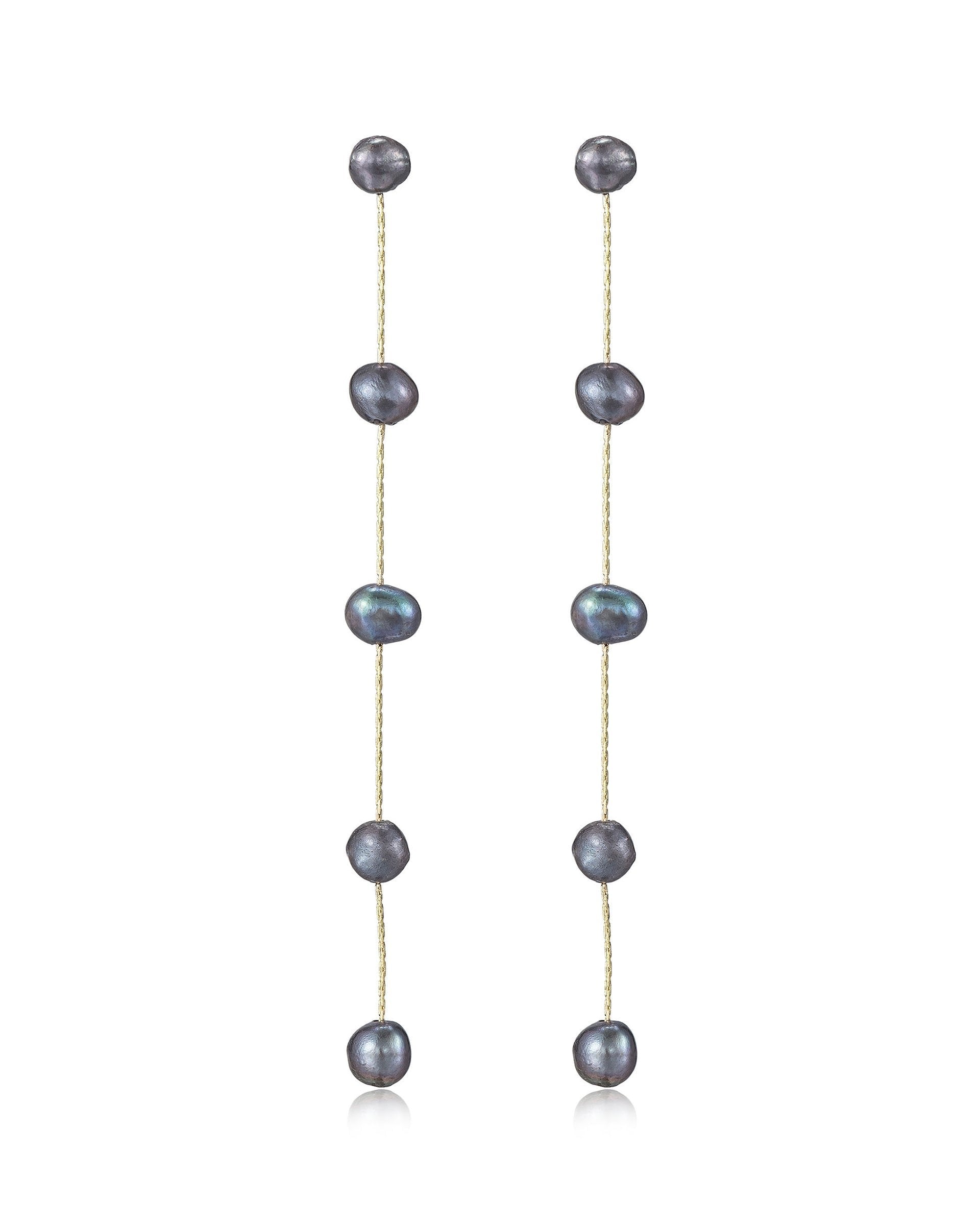 Dripping Pearl Delicate Drop Earrings