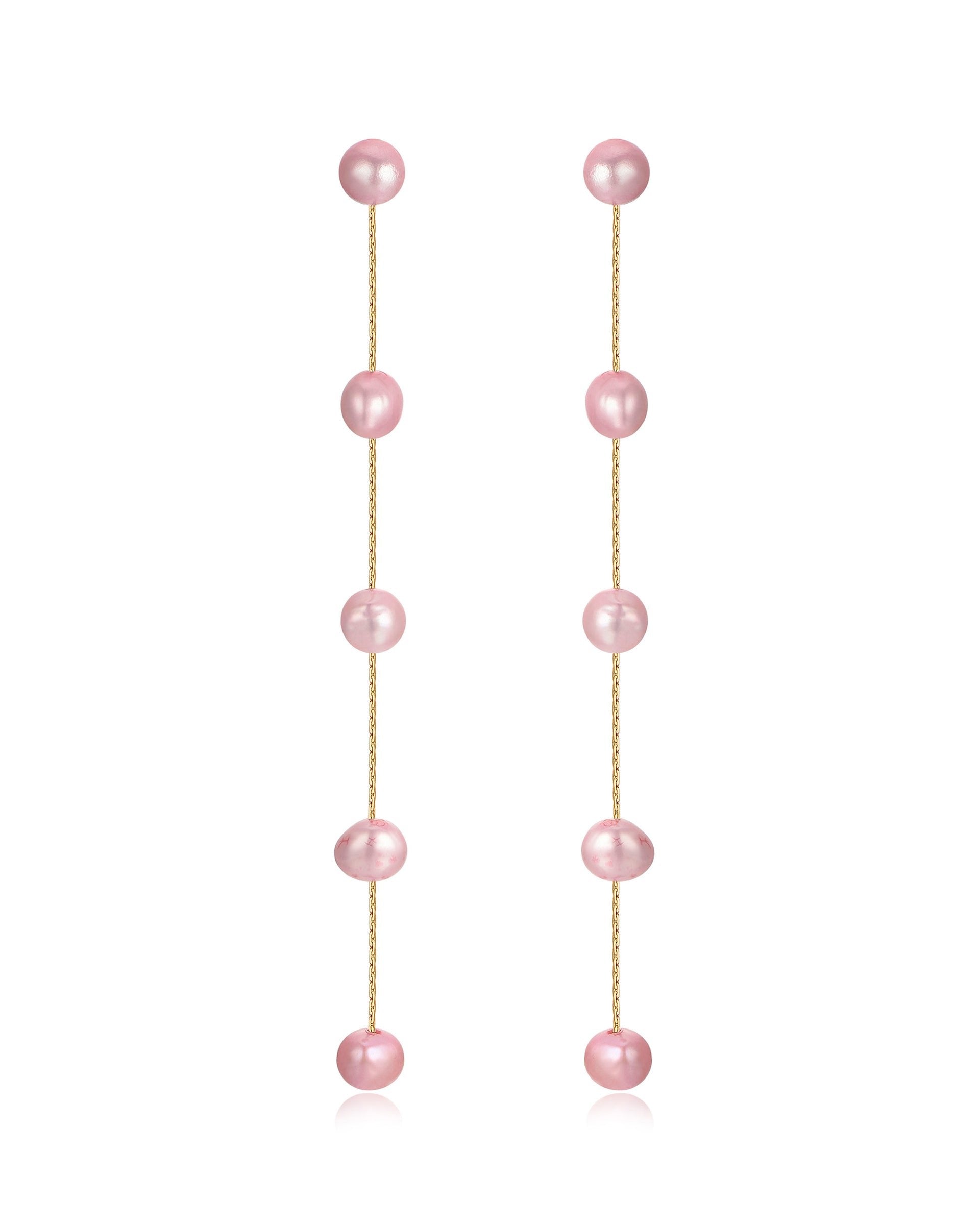 Dripping Pearl Delicate Drop Earrings