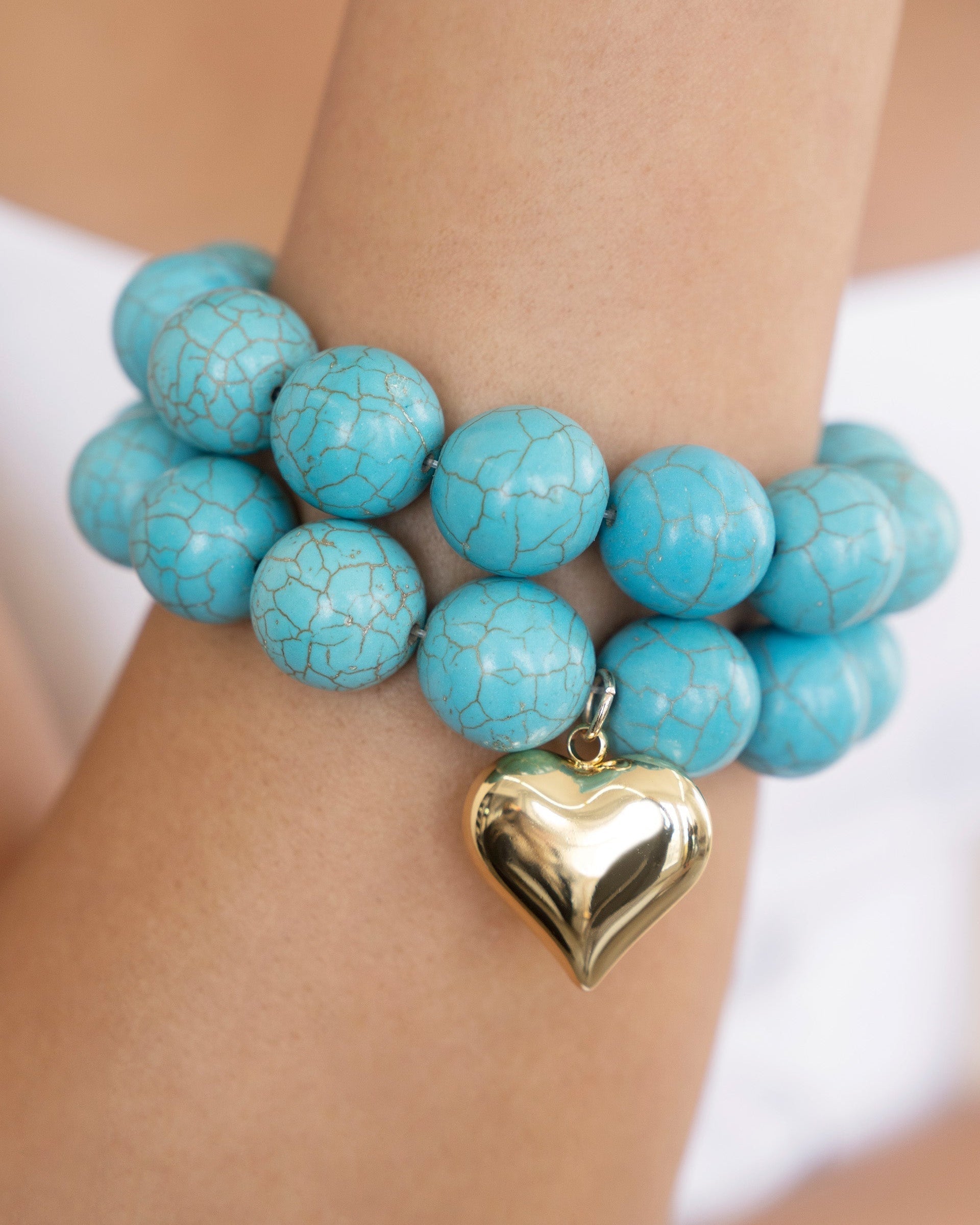 Luck and Love Turquoise Bracelet Set