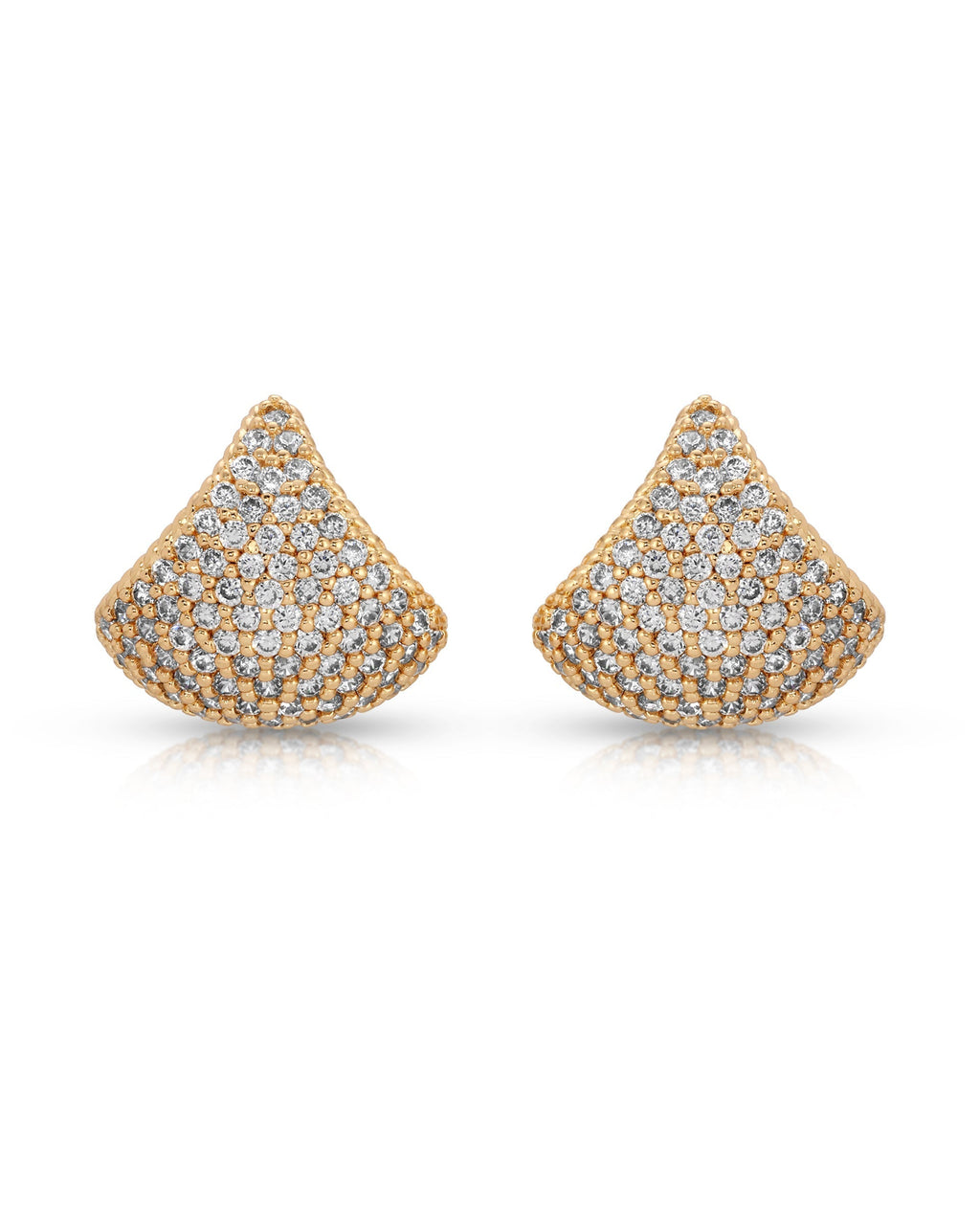 Pavé Encrusted Huggie Hoops