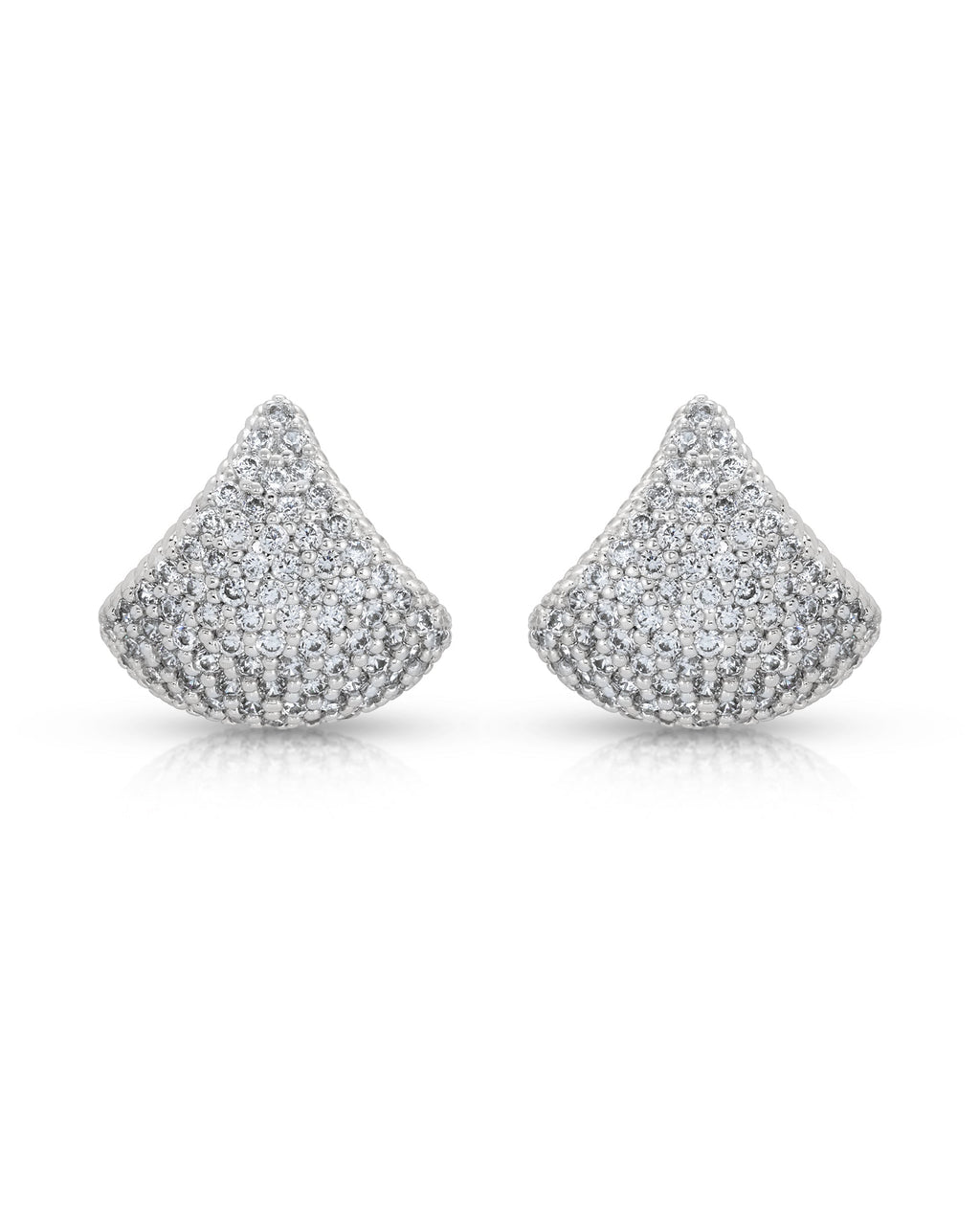 Pavé Encrusted Huggie Hoops