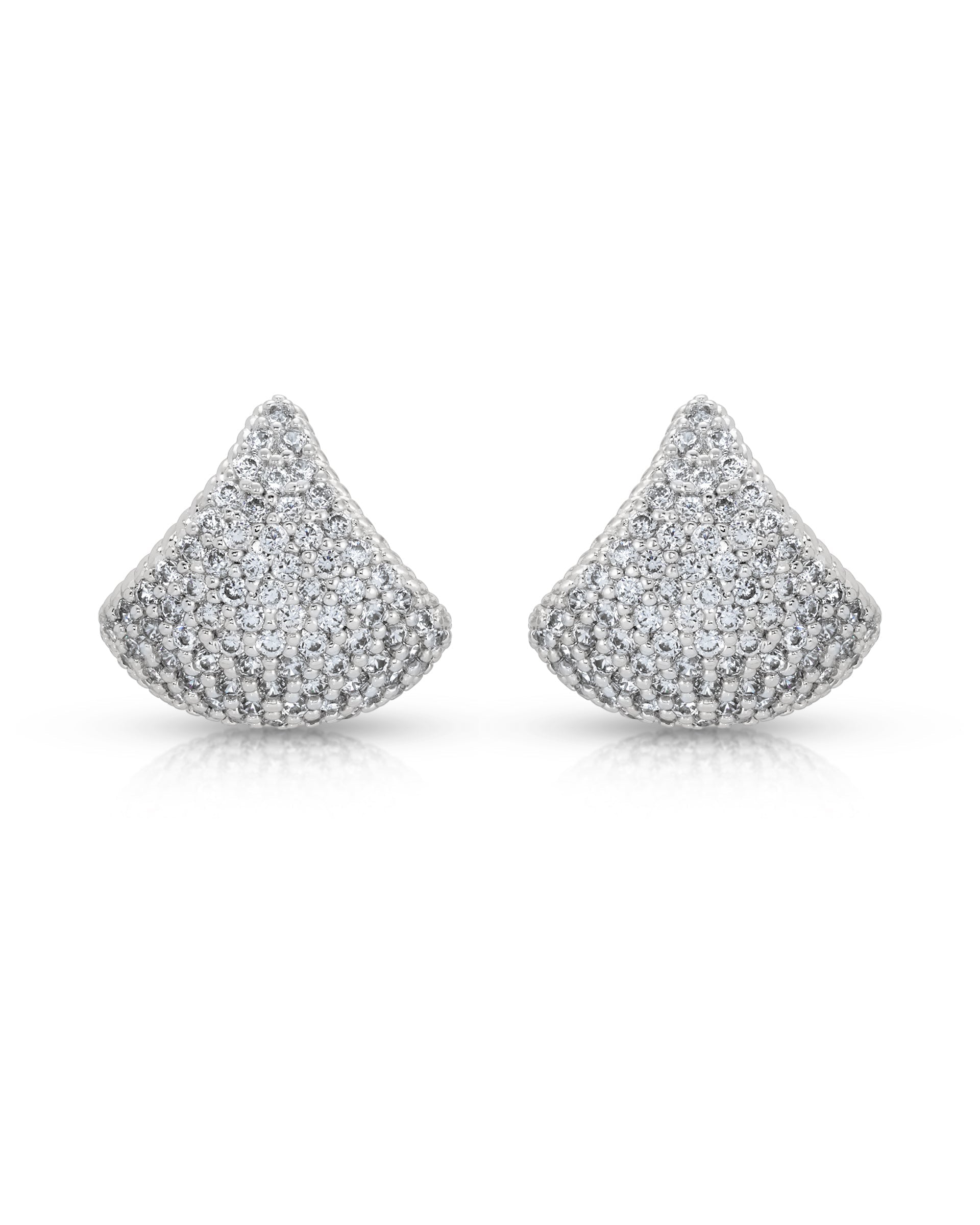 Pavé Encrusted Huggie Hoops
