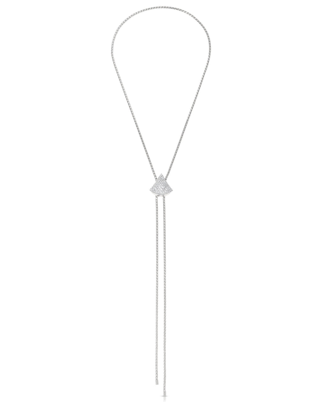 Pavé Shine Bolo Necklace