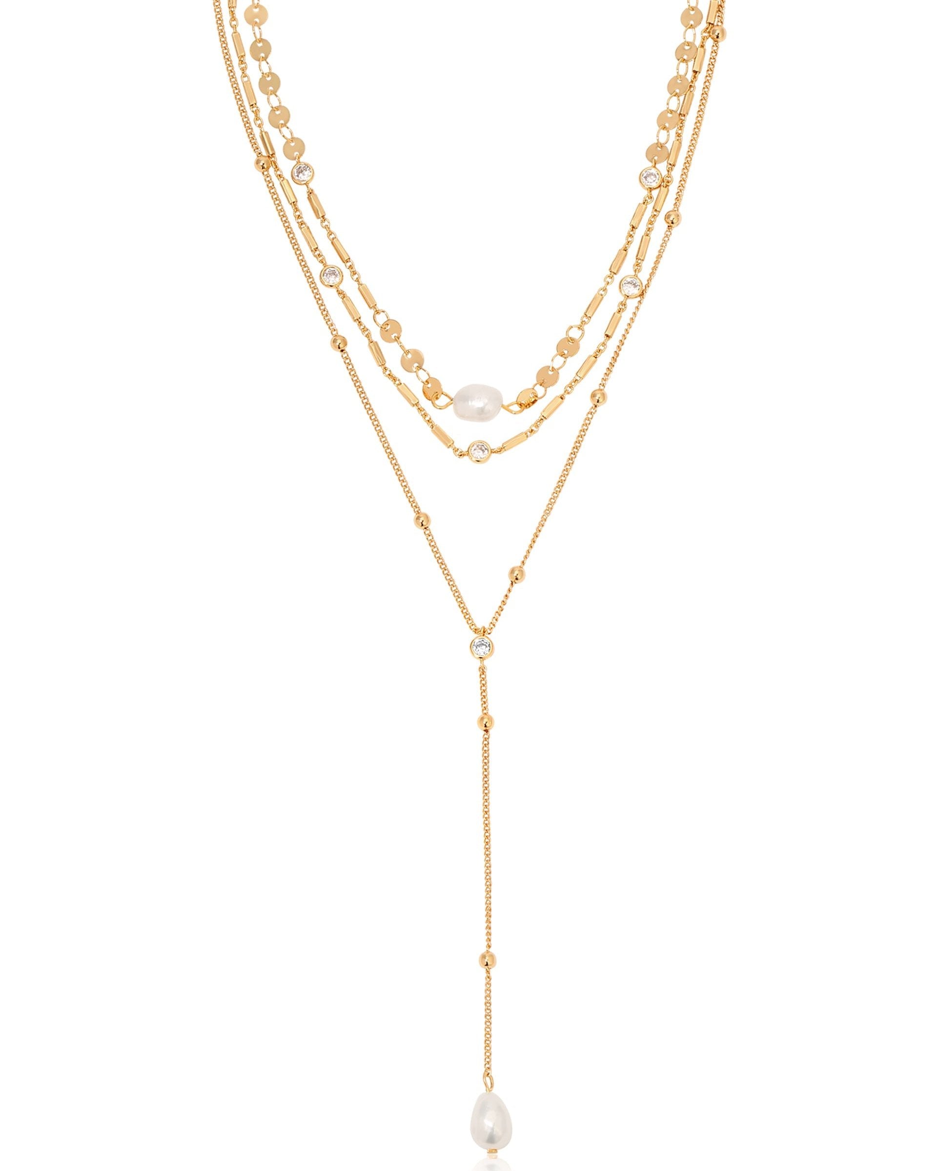 Forever Falling Pearl Lariat