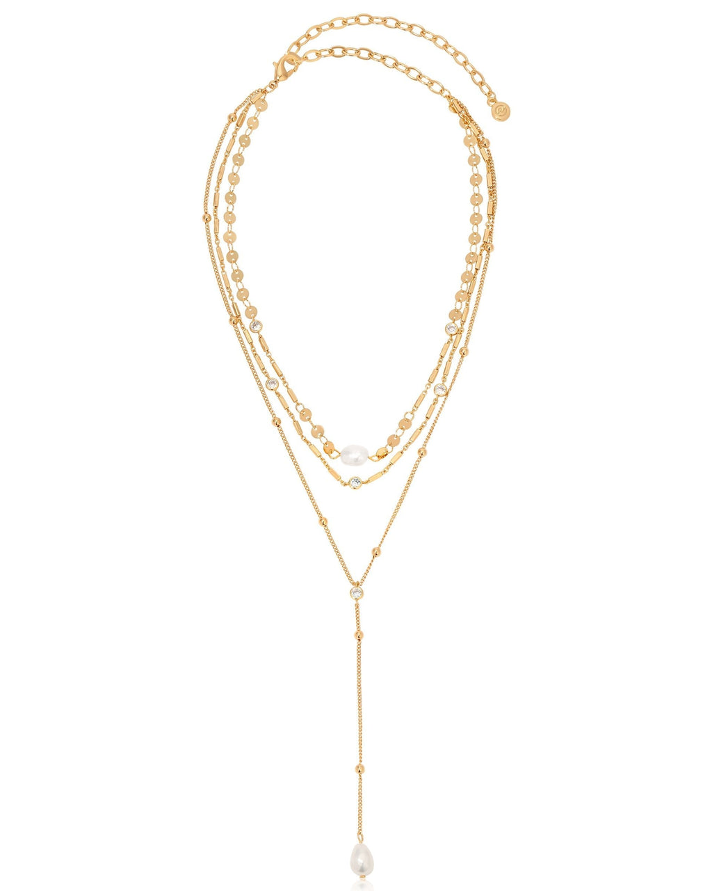 Forever Falling Pearl Lariat