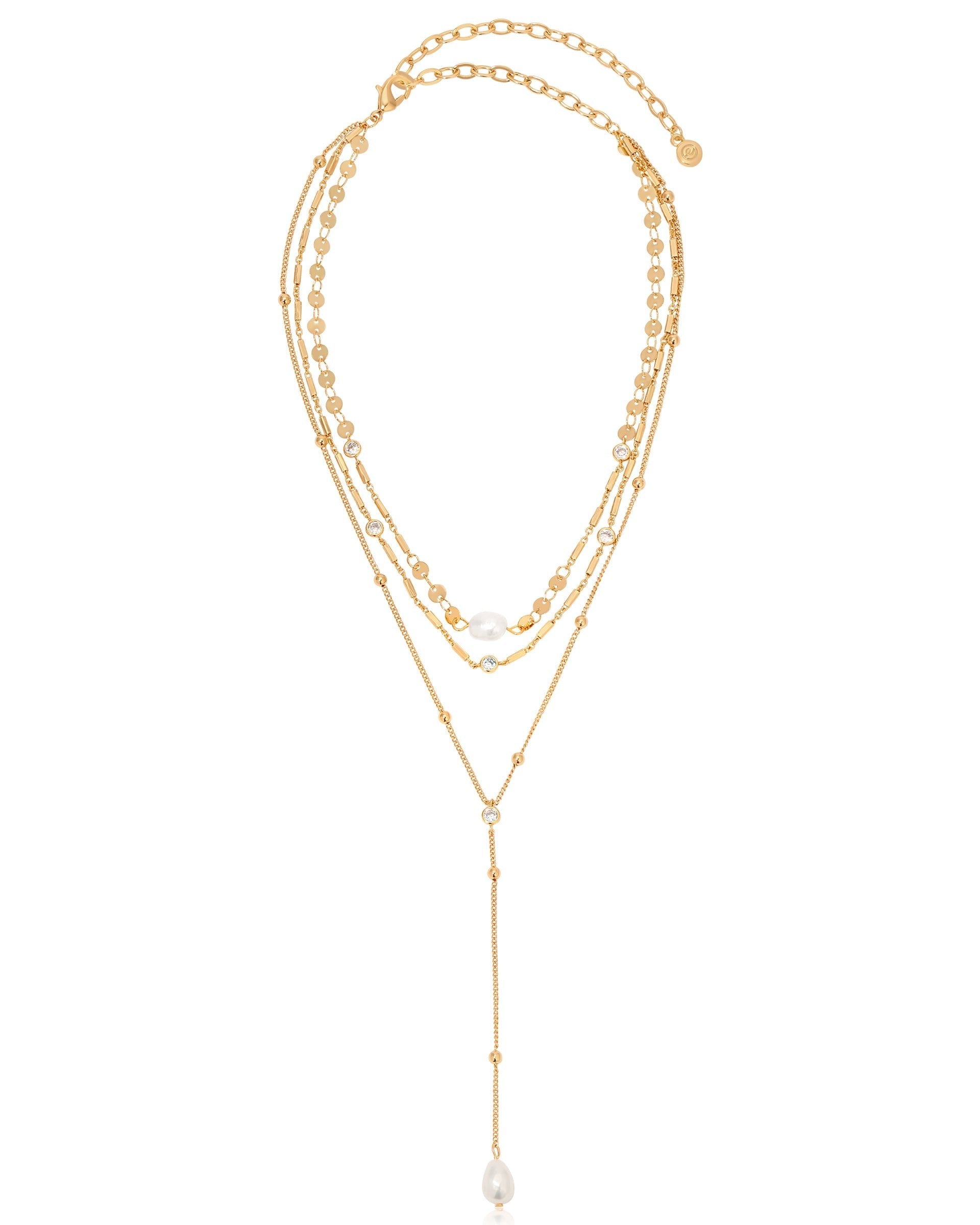 Forever Falling Pearl Lariat