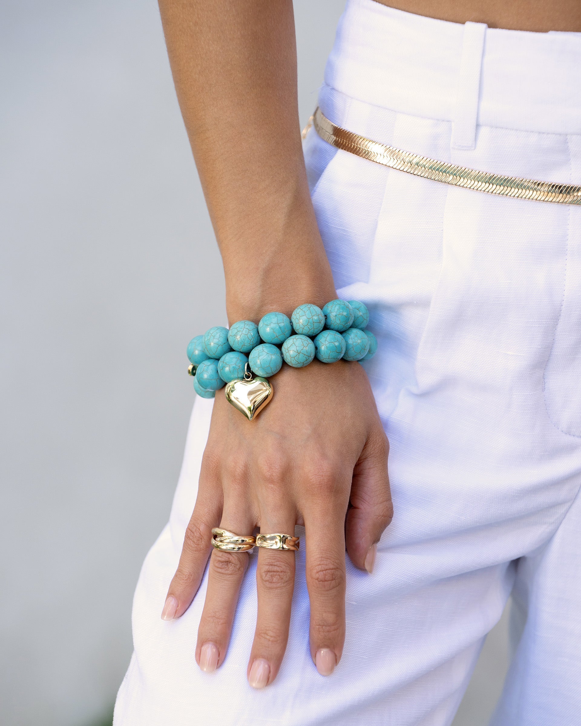 Luck and Love Turquoise Bracelet Set