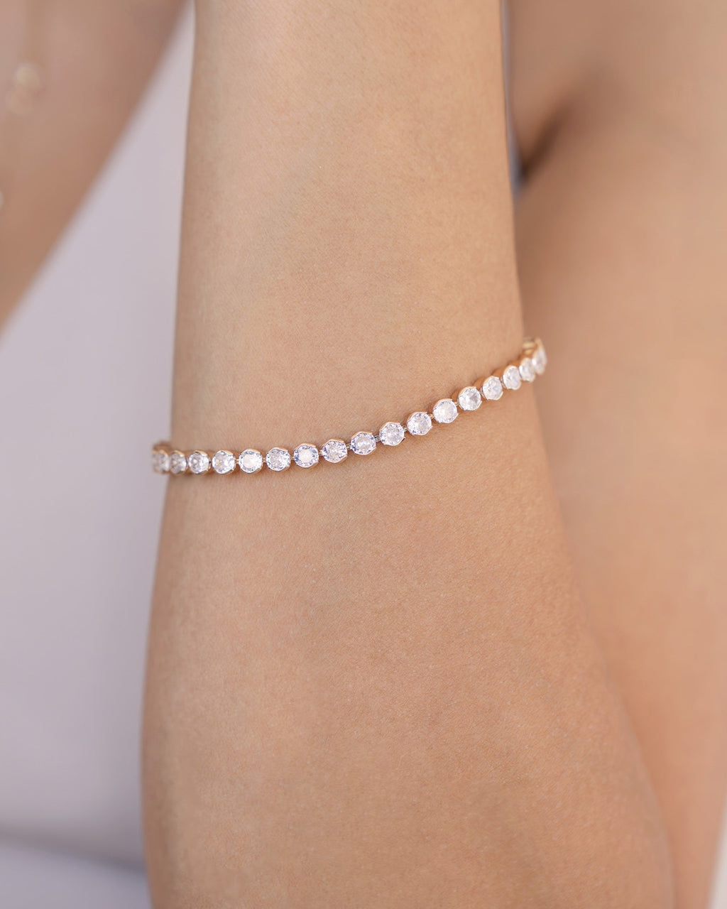 Crystal Chain Tennis Bracelet