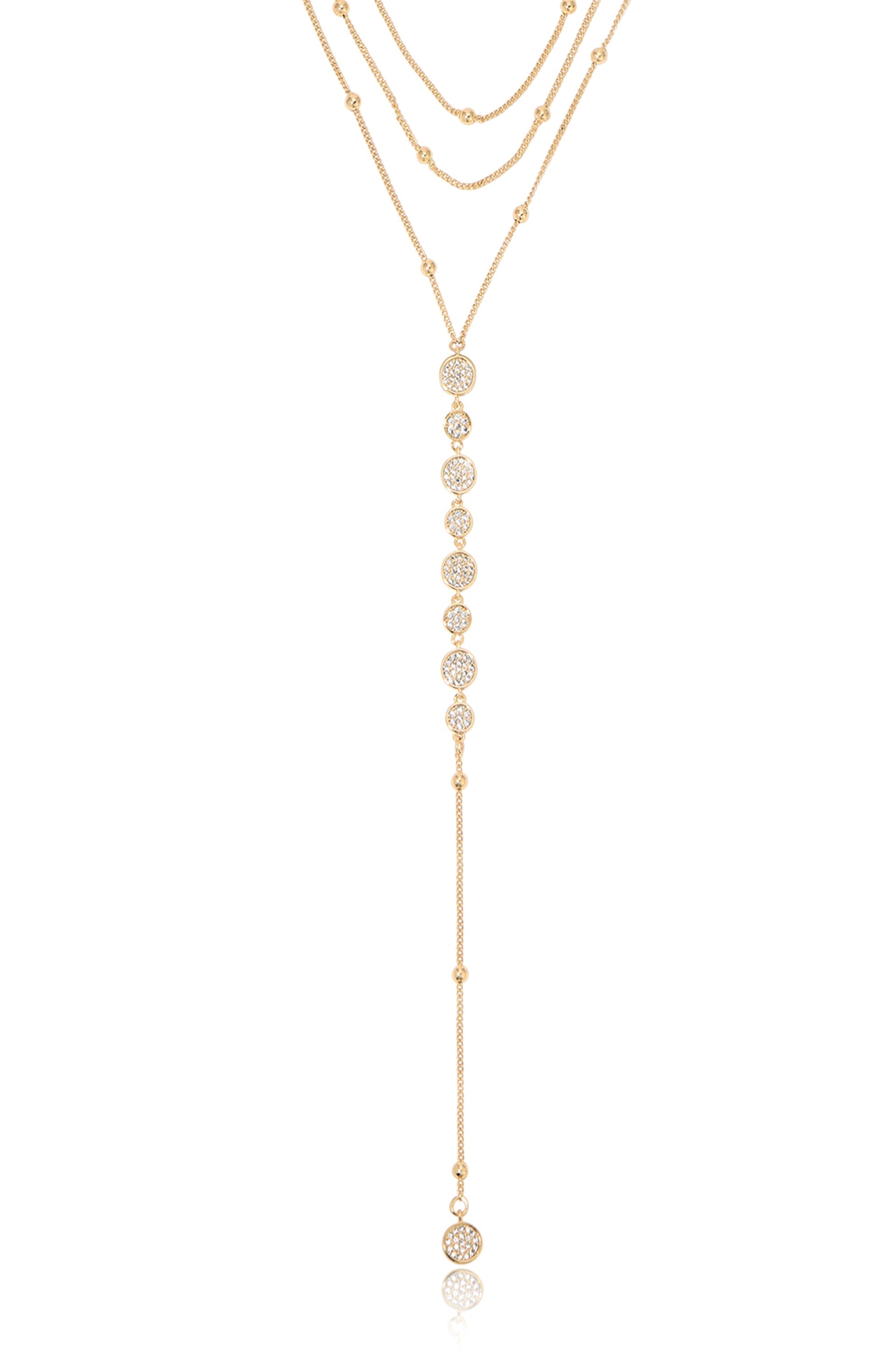 Bali Dreams Crystal Lariat Necklace